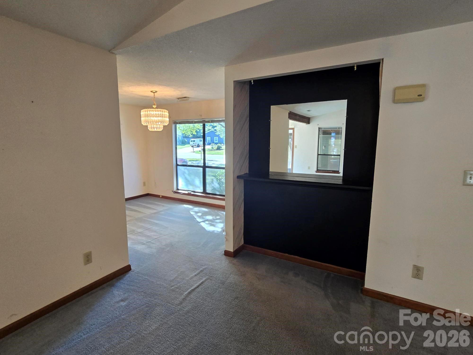 Dining Room with Bar Area. - 6214 Elkington Lane, Mint Hill