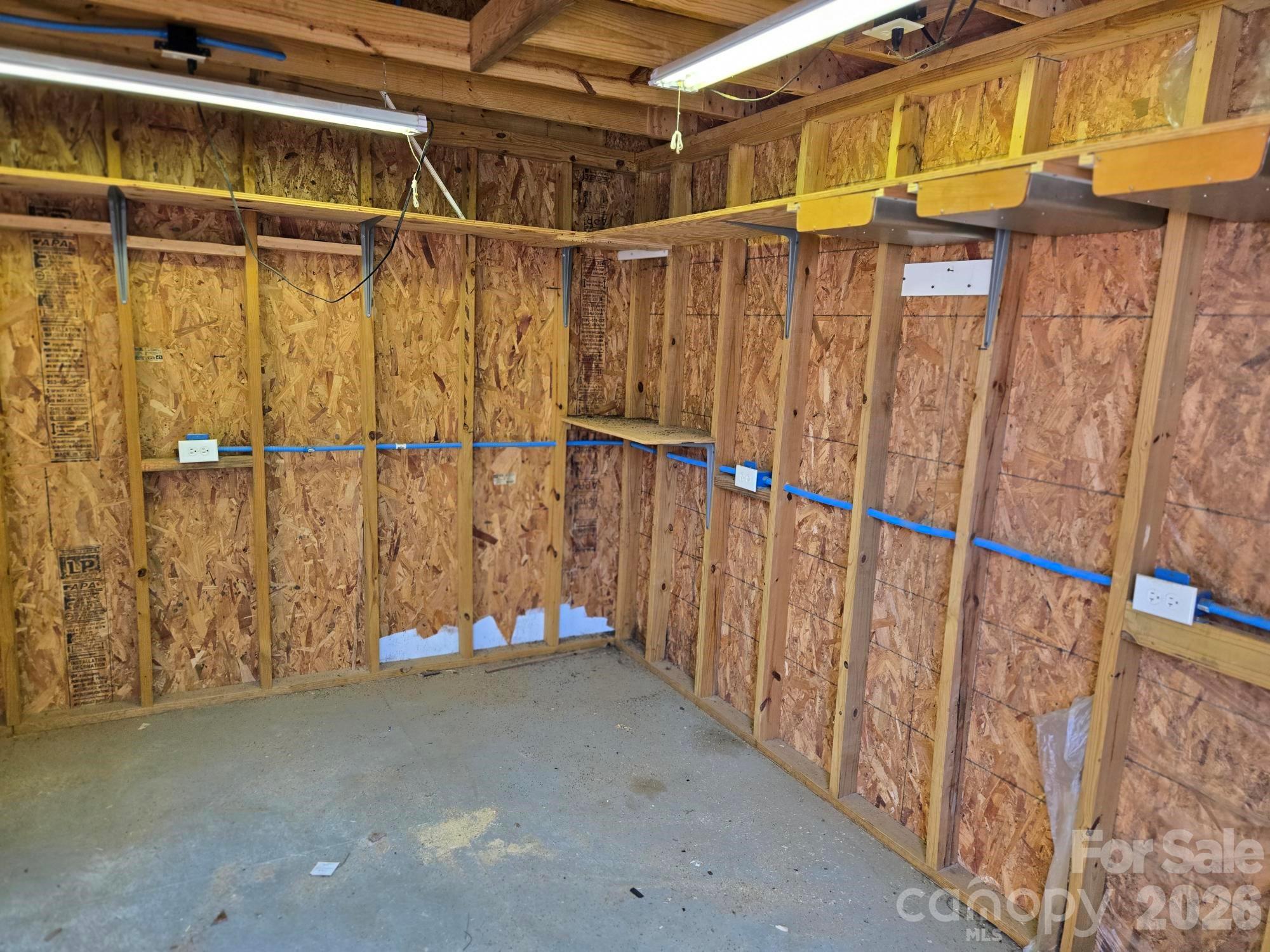 Inside of Storage Building. - 6214 Elkington Lane, Mint Hill