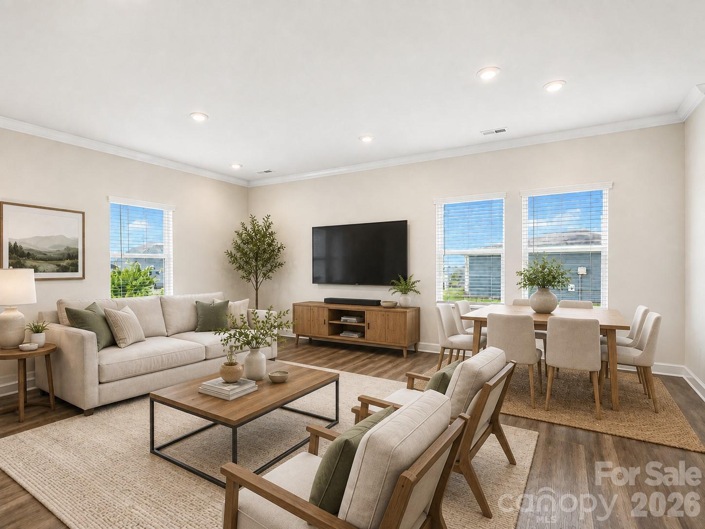 Open Living with Dinning Area - 518 Nixon Road, Belmont