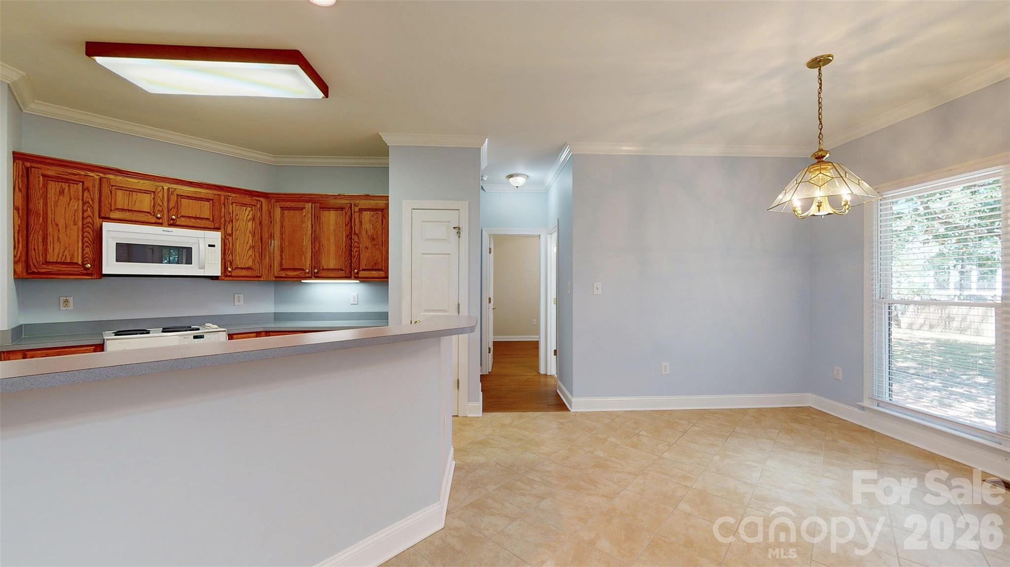 Breakfast bar and breakfast room - 1137 Millwright Lane, Matthews