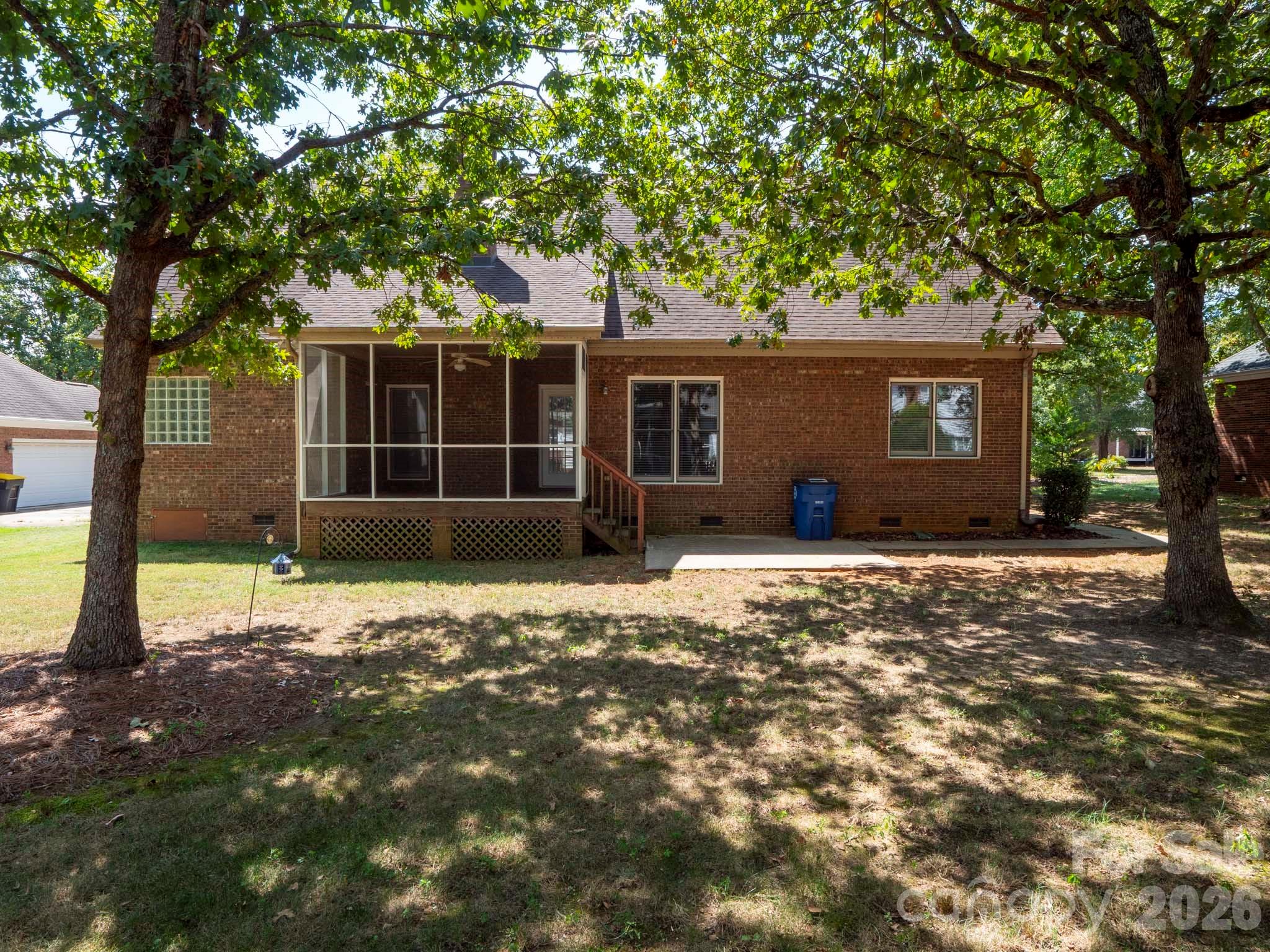 Rear of house - 1137 Millwright Lane, Matthews
