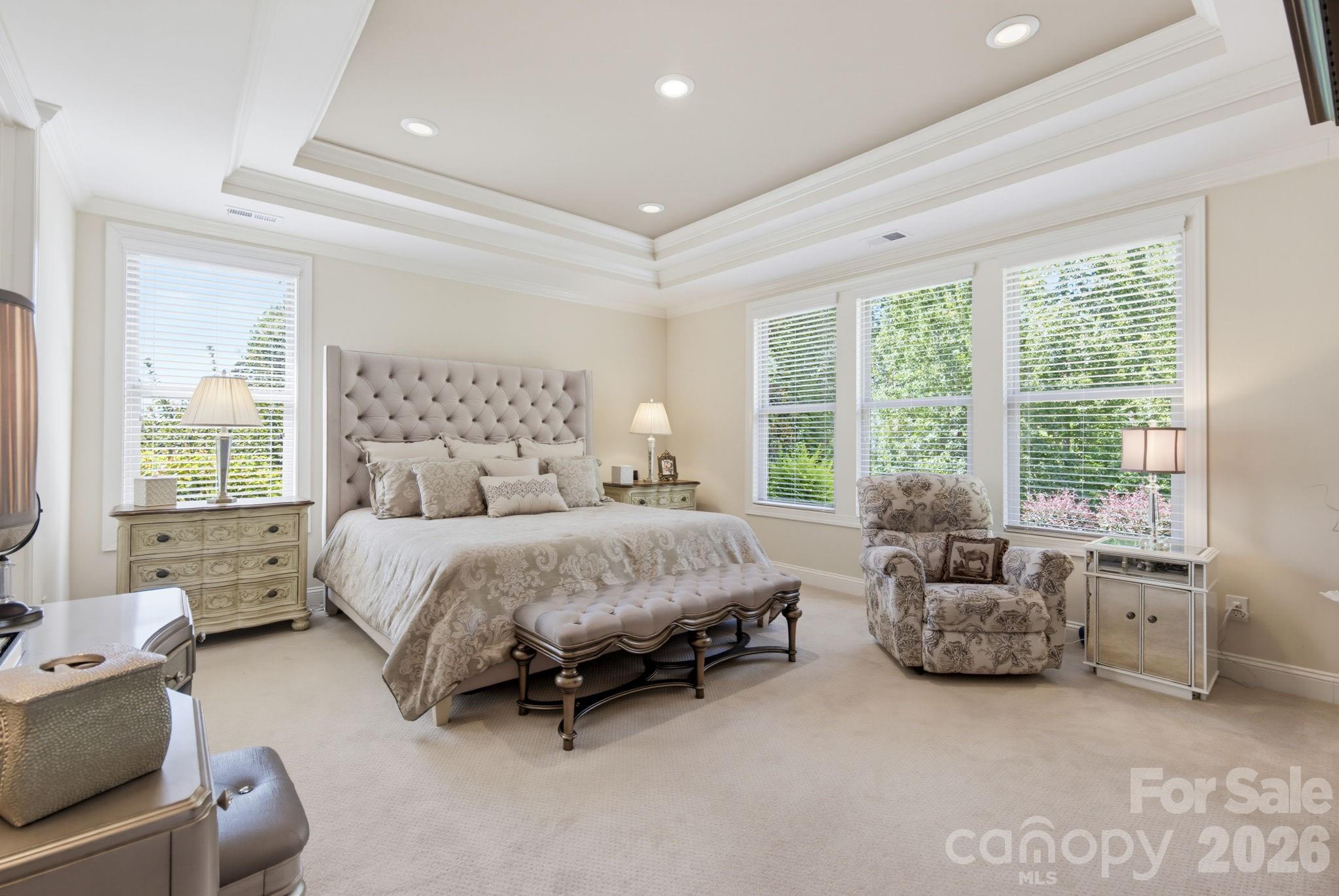 Primary bedroom on main floor - 270 S San Agustin Drive, Mooresville