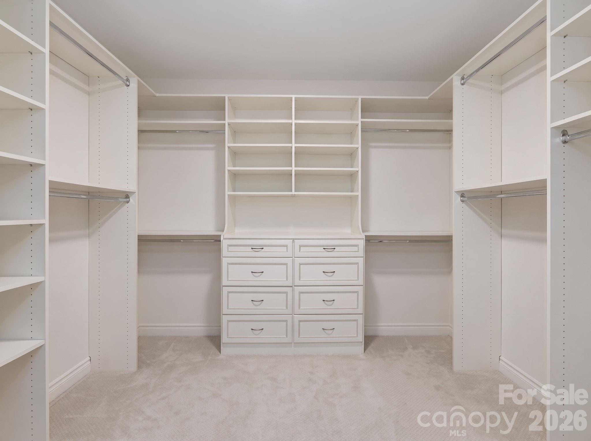 Primary closet / staged empty for perspective - 270 S San Agustin Drive, Mooresville