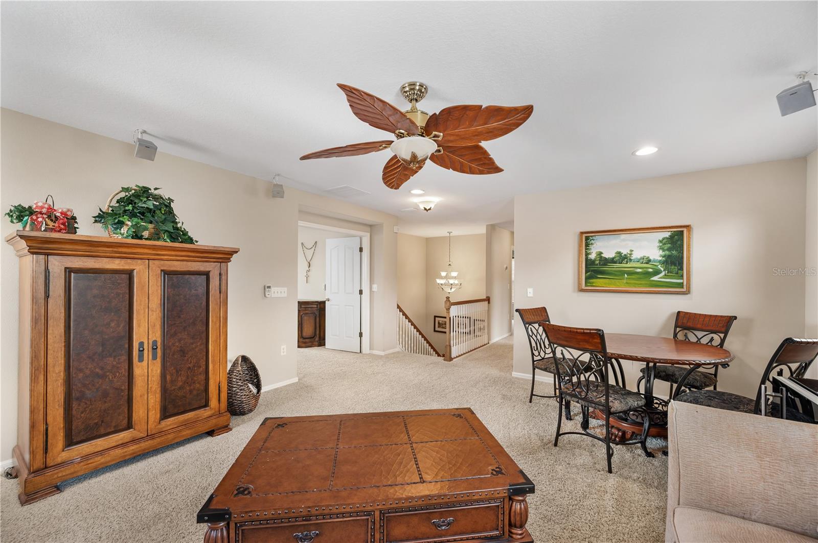 Just off the media /flex space is an enormous Primary Suite.... - 6937 LAKE EAGLEBROOKE DR, LAKELAND