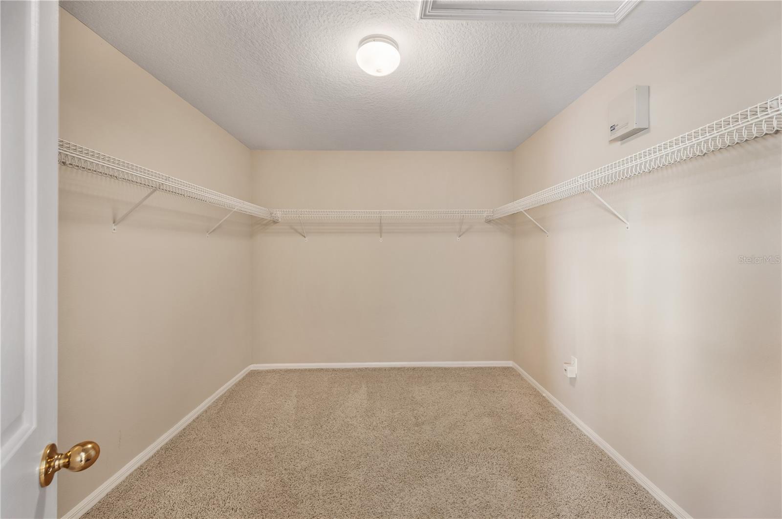 The Primary Bedroom Closet! - 6937 LAKE EAGLEBROOKE DR, LAKELAND