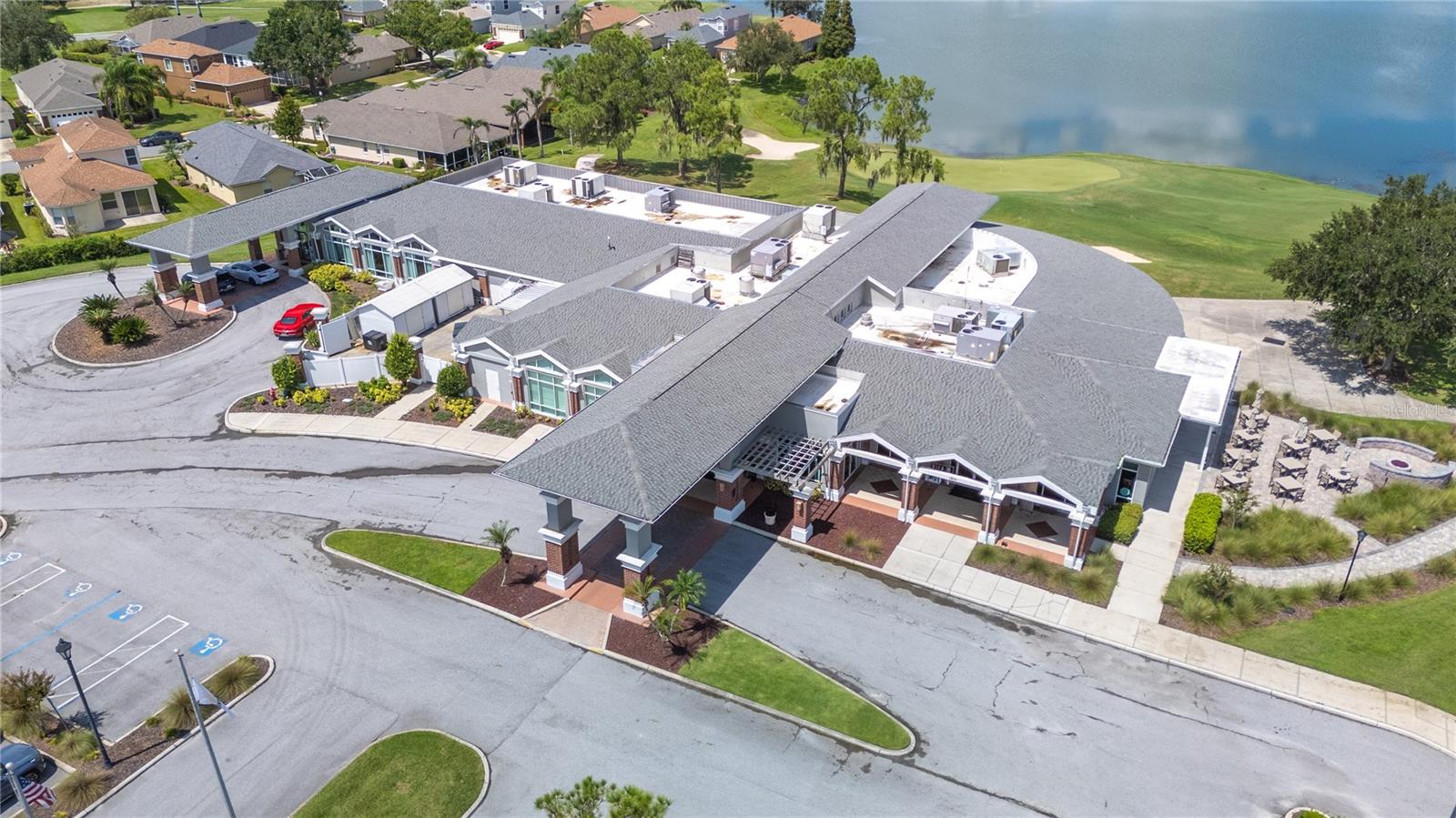 The Club at Eaglebrooke aerial view. - 6937 LAKE EAGLEBROOKE DR, LAKELAND