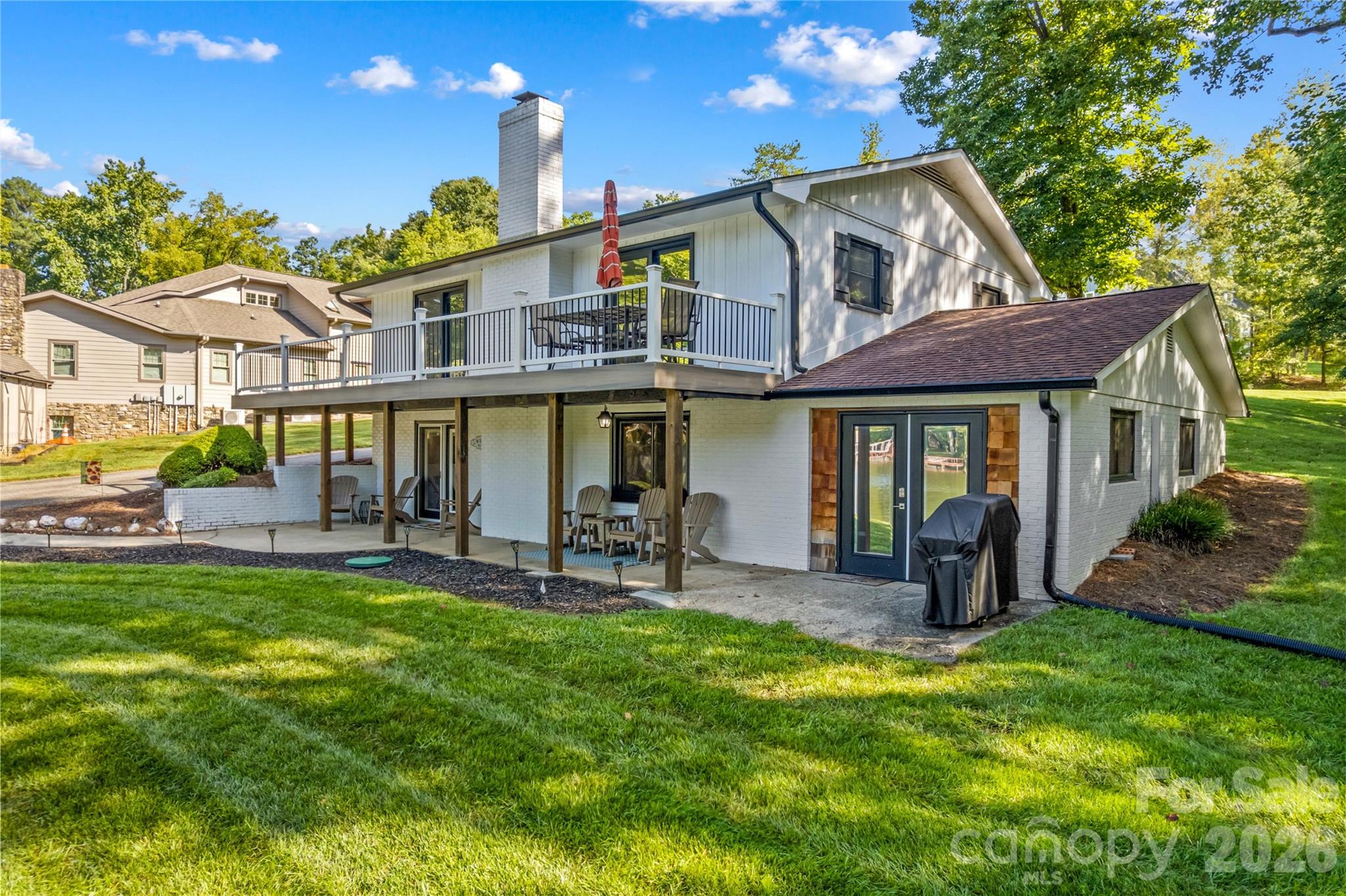 Front angled view of the house - 150 Shady Cove Drive, Troutman