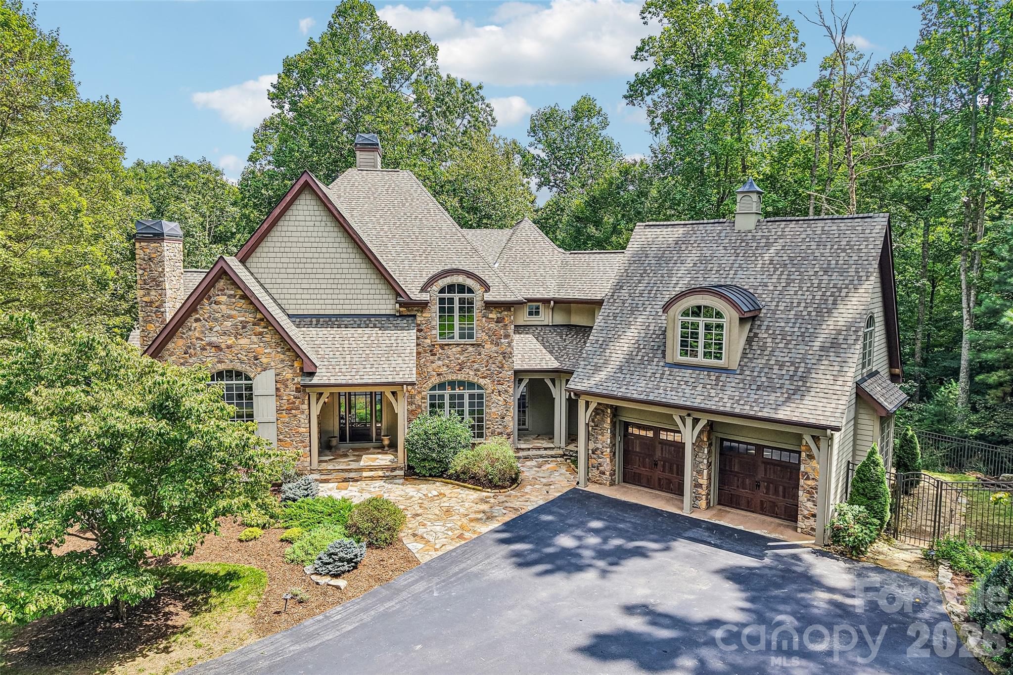2.4 acres that includes a creek at the bottom of the property - 361 Mills River Way, Horse Shoe