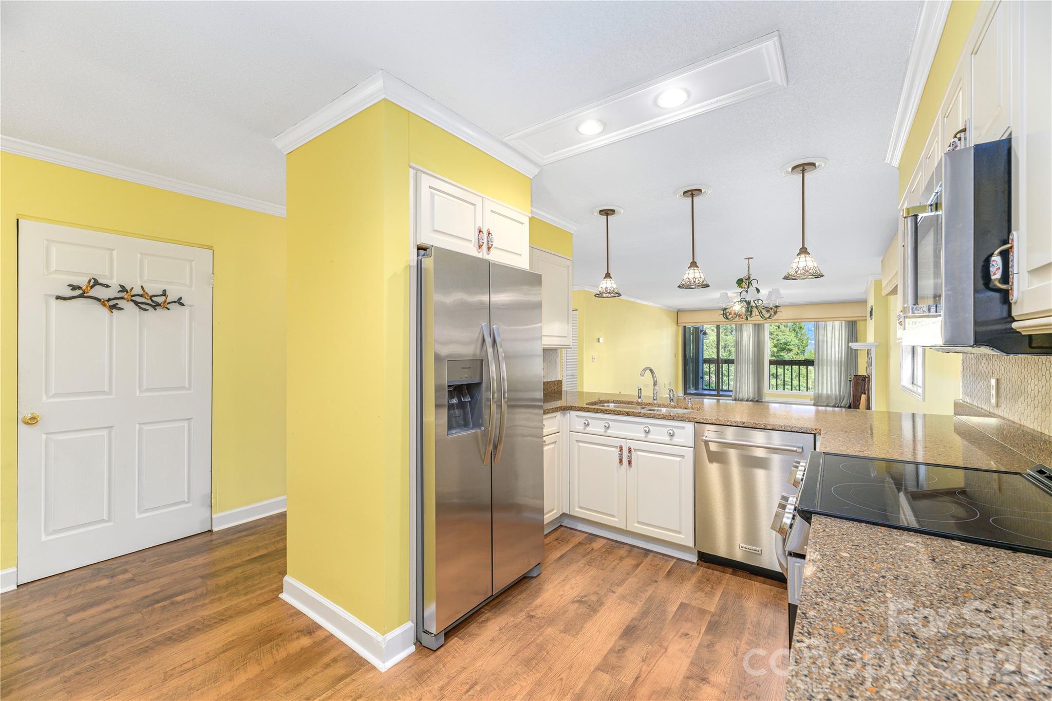 Generous granite counterspace. - 87 Willow Road, Waynesville