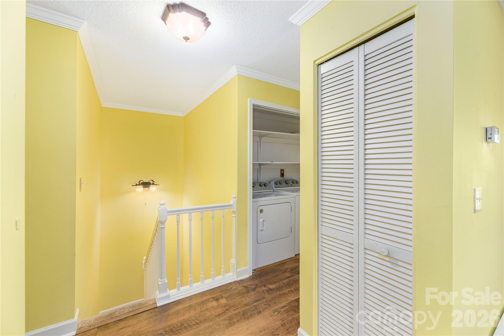 Convenient Laundry closet. - 87 Willow Road, Waynesville