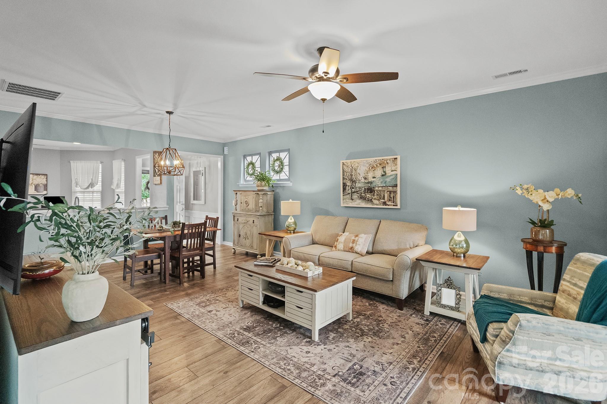 Open floor plan. Great for entertaining. - 1018 Kirby Drive, Fort Mill