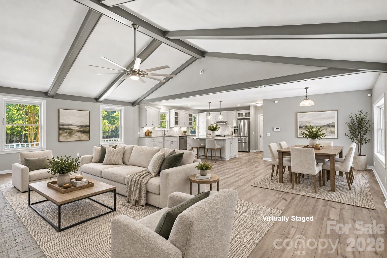 virtually staged main house - 3201 Fairforest Drive, Matthews