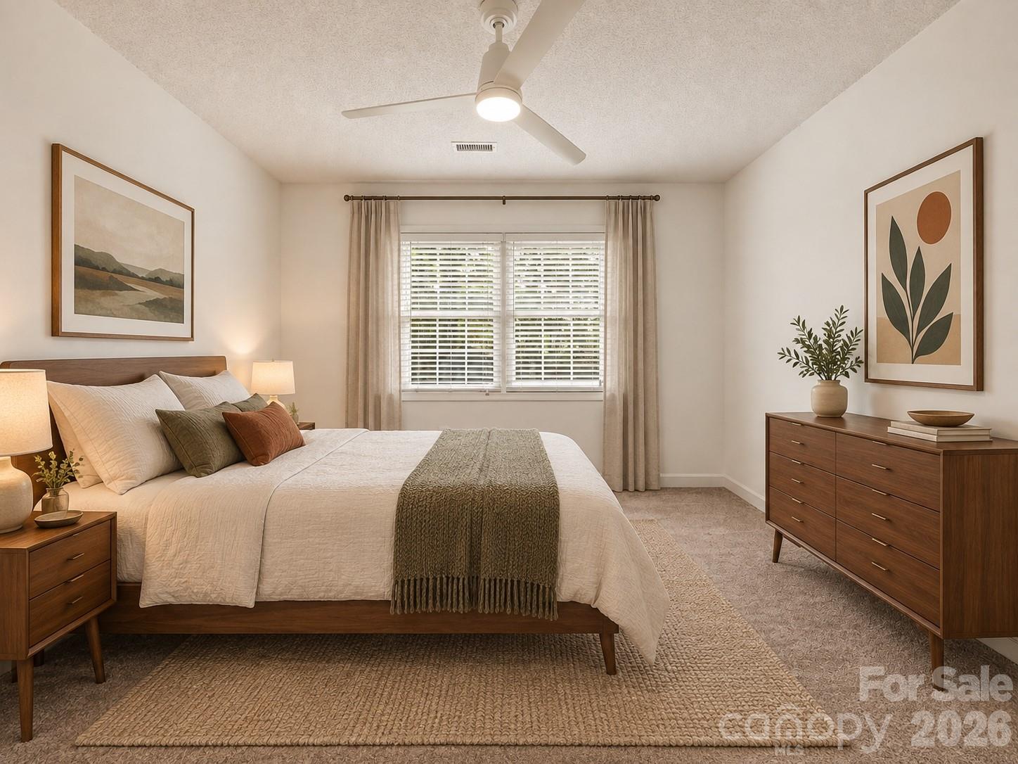 Staged Bedroom 3 - 1928 Twin Ponds Drive, Hickory