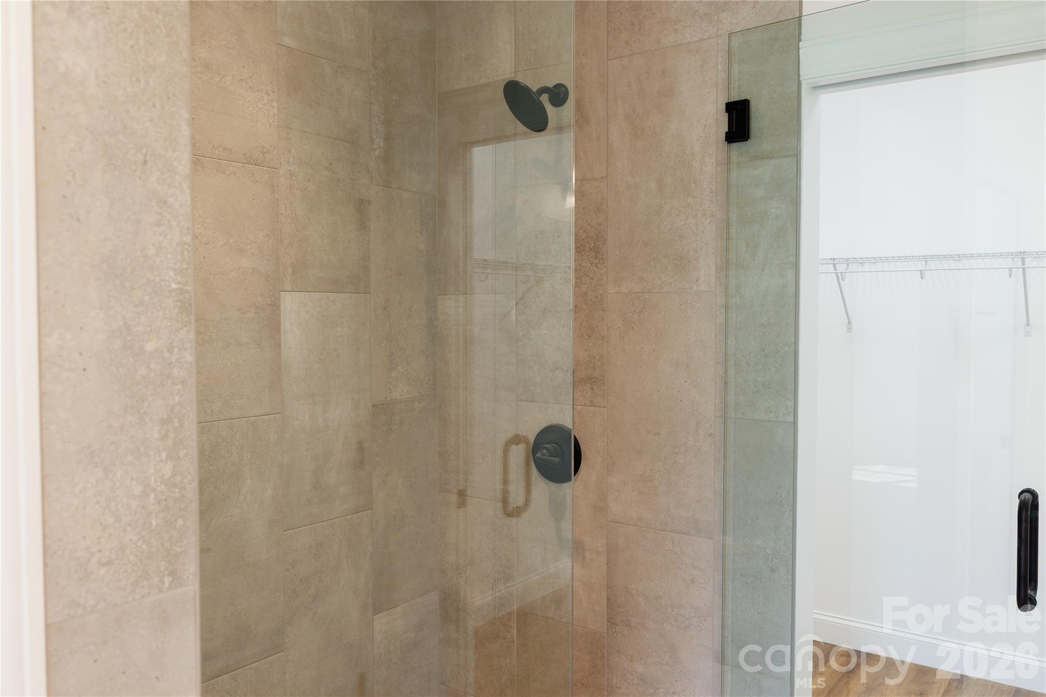 Primary Bath Walk-In Shower - 130C Deer Brook Drive, Shelby