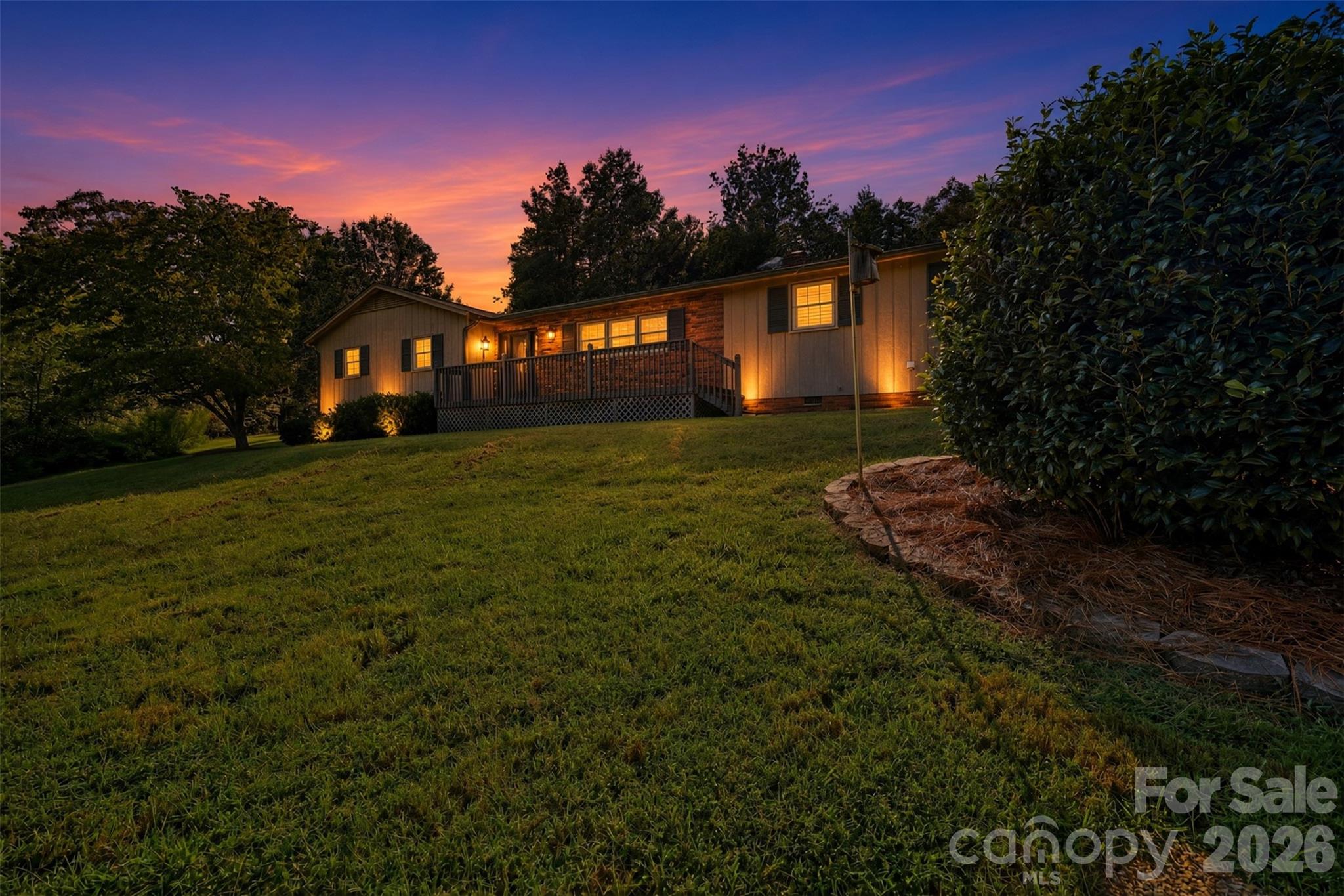 Side Twilight enhanced - 258 Nine Patch Lane, Taylorsville