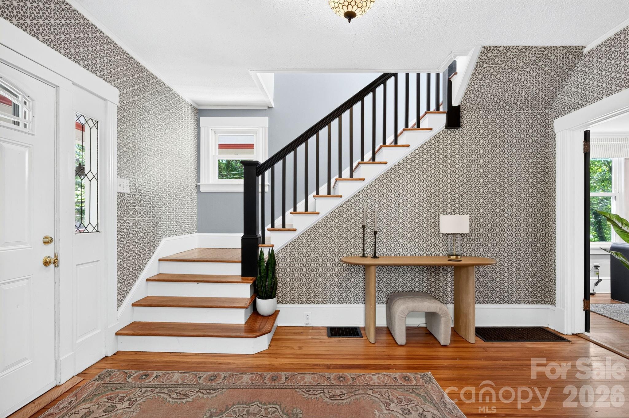 Stairs to Upper Level - 16 West Street, Asheville