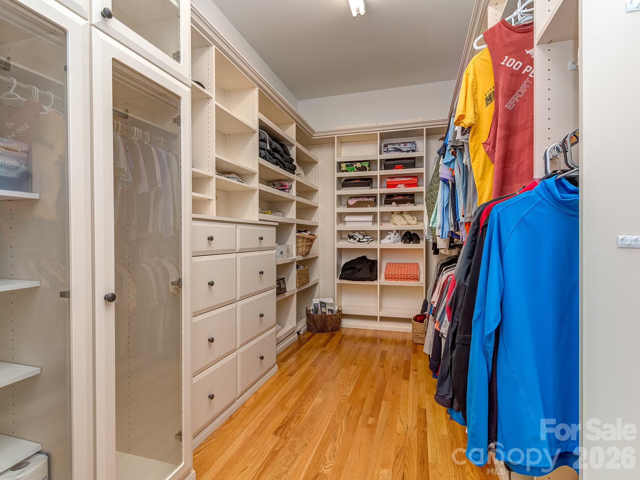 Primary closet 1 - 1733 White Pond Lane, Waxhaw