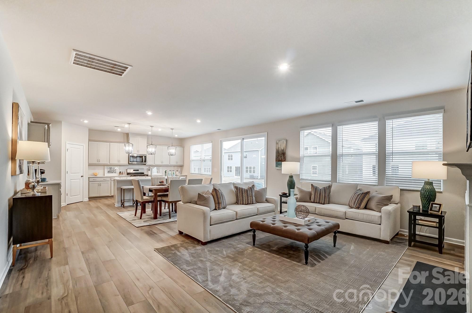 Kitchen-dinning and great room - 1334 Honey Trail, Monroe