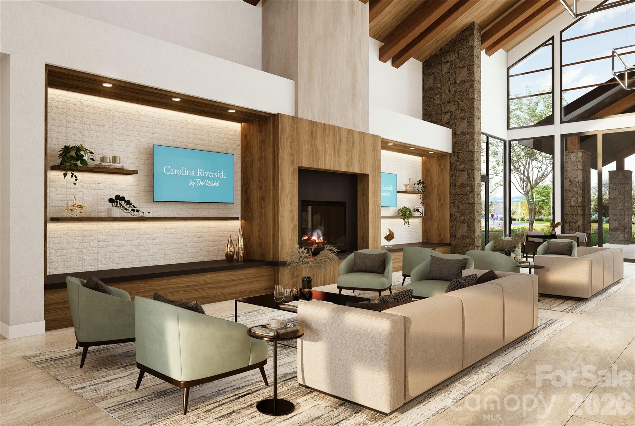 Amenity Center Rendering - 2014 Belmont View Drive, Belmont
