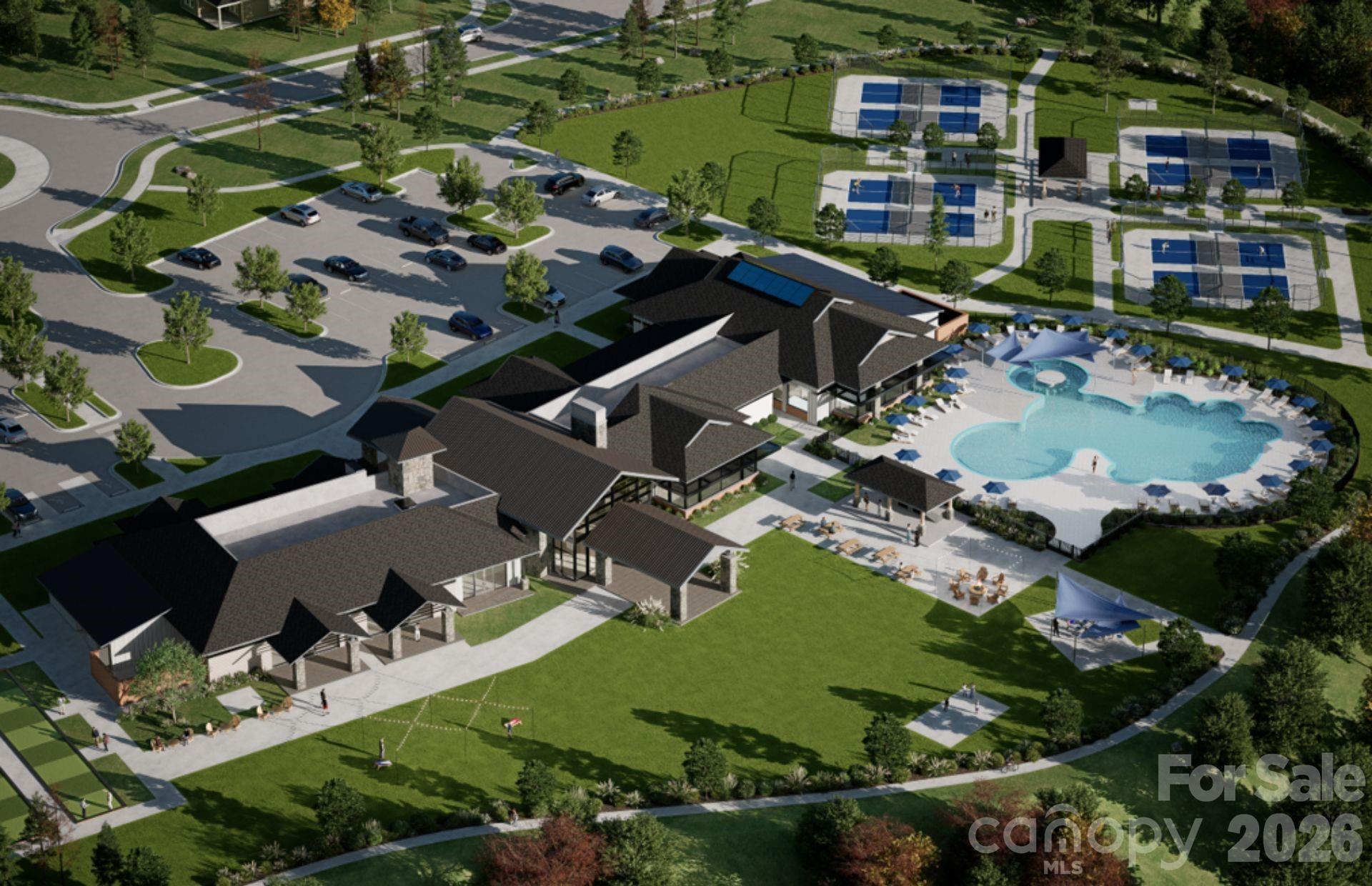 Amenity Center Rendering - 2014 Belmont View Drive, Belmont