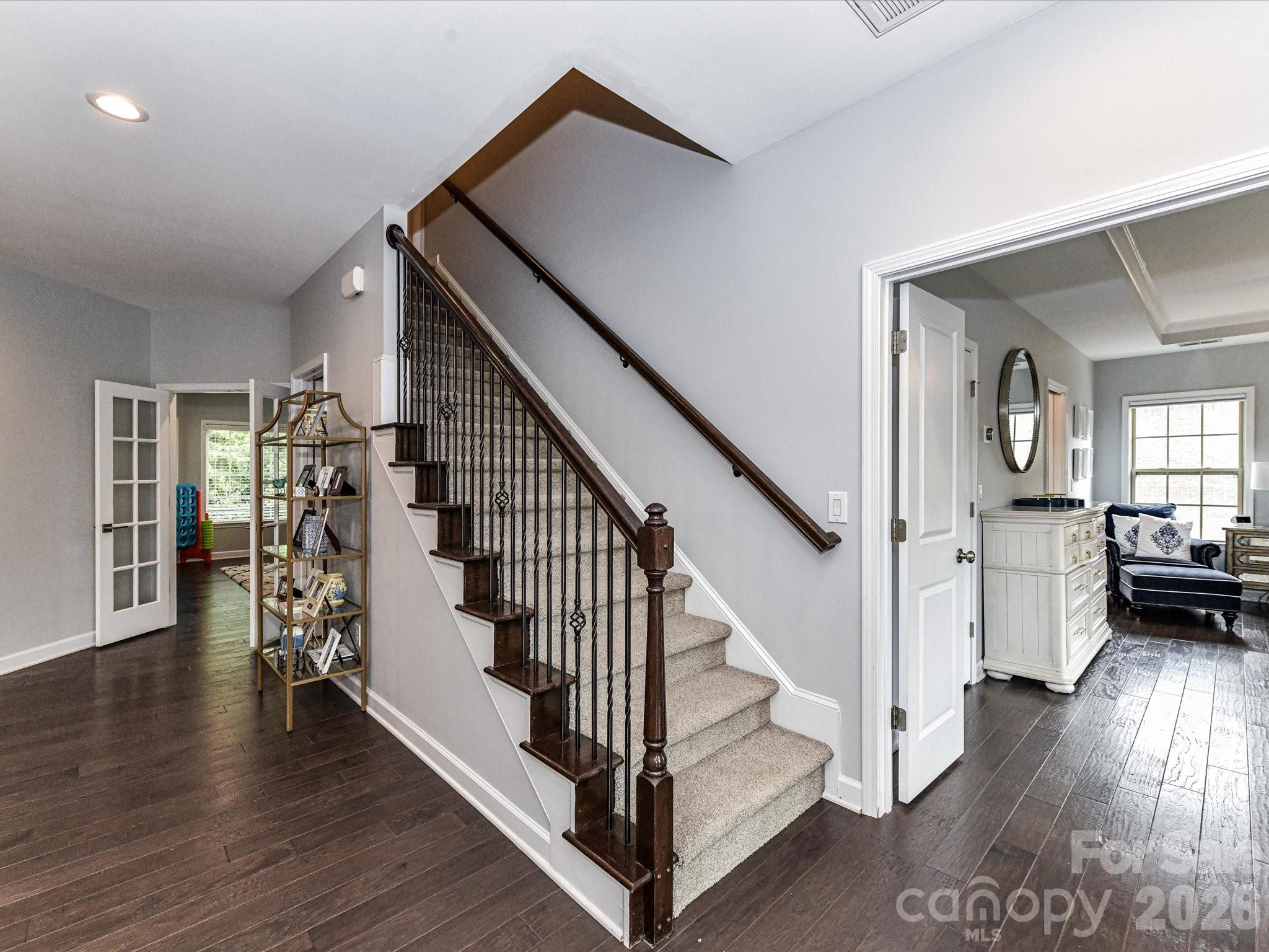 Stairway to unfinished third floor 884sf - 16056 Reynolds Drive, Indian Land