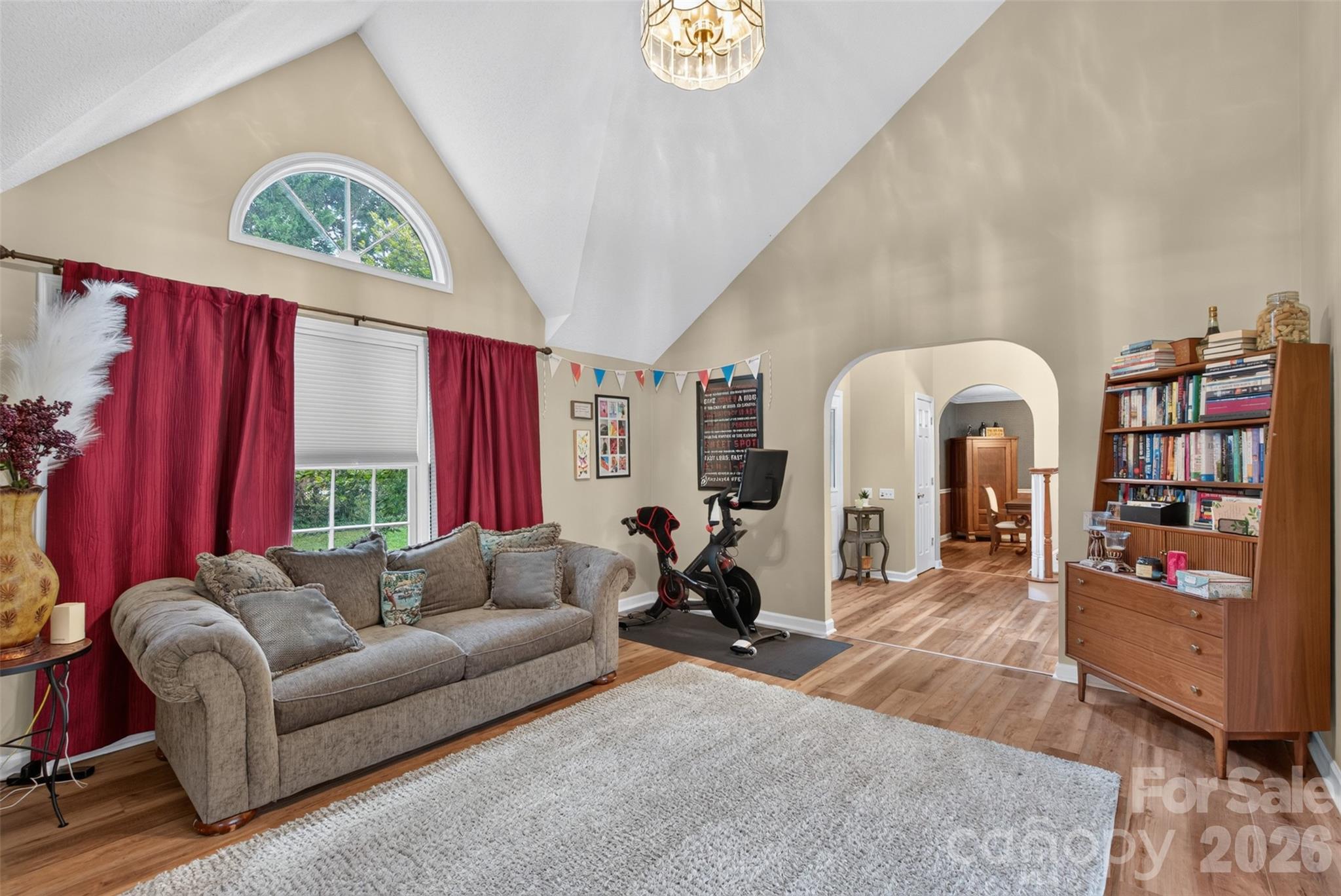 Vaulted Ceilings in Living Room - 69 Sunwest Drive, Arden