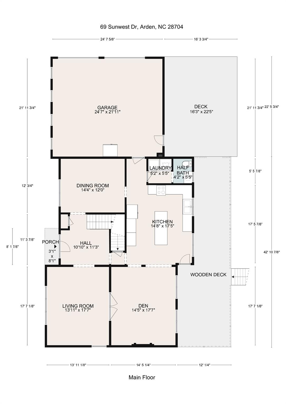 Single Family Residence at 69 Sunwest Drive, Arden, photo 33 of 34