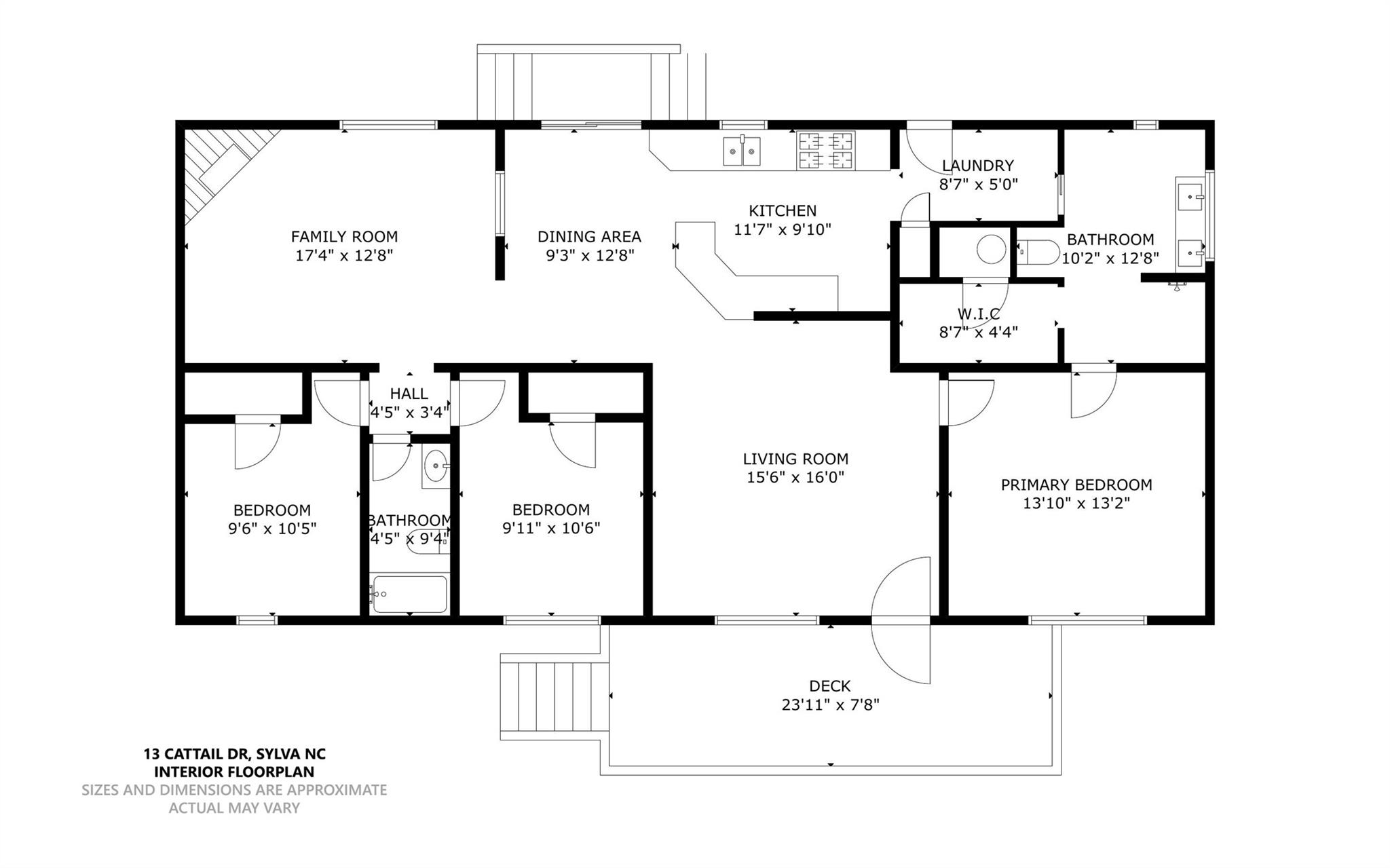 Floorplan designed with comfy living in mind - 13 Cattail Drive, Sylva