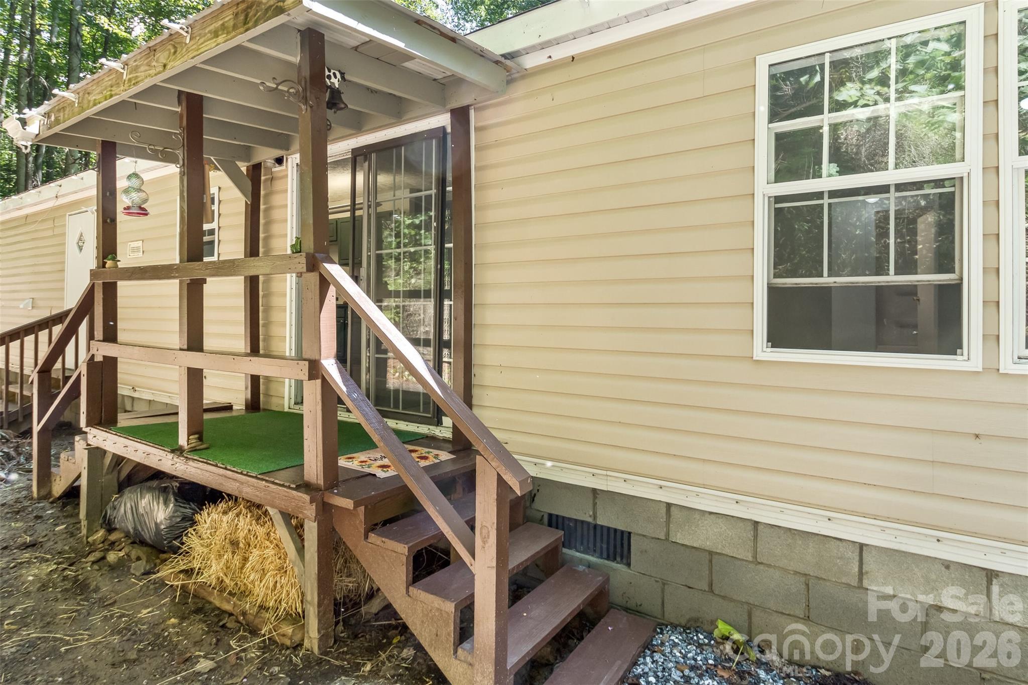 Back porch, off Dining Room, could be expanded? - 13 Cattail Drive, Sylva