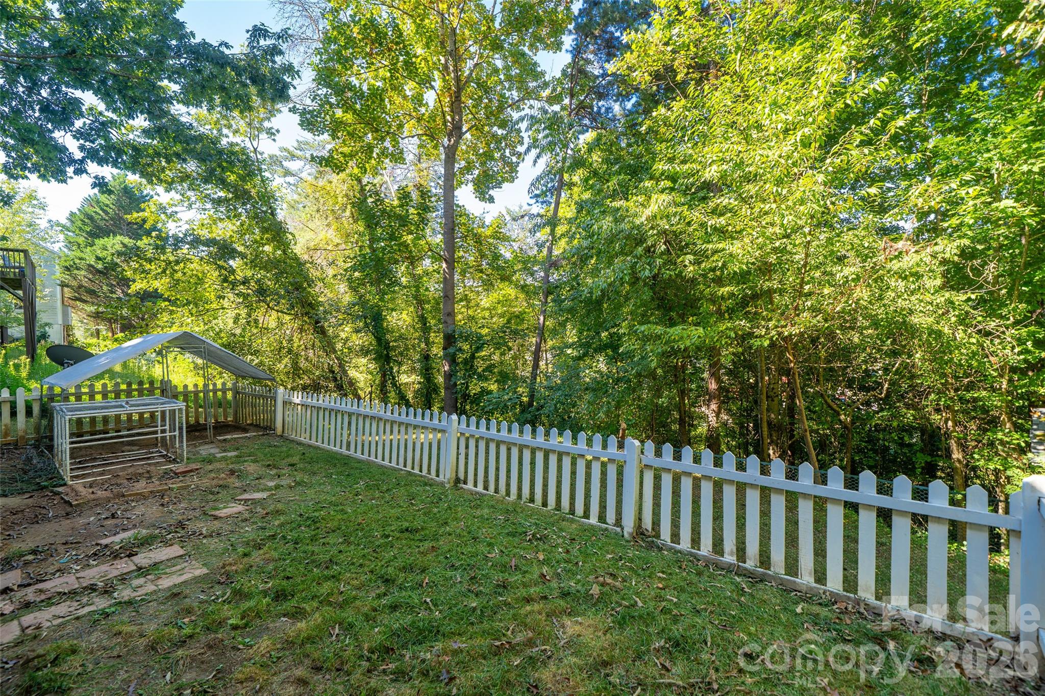 fenced in backyard - 18 Friendly Way, Asheville
