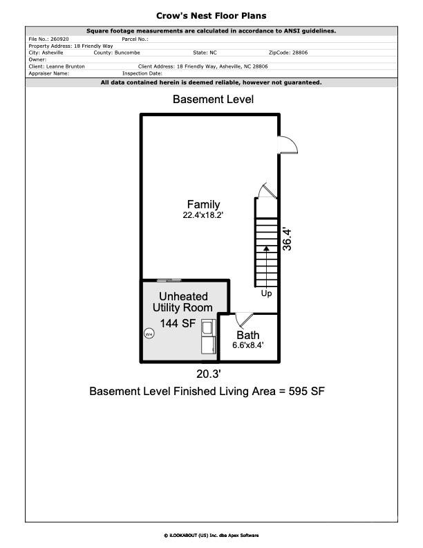 Floor plan #3 - 18 Friendly Way, Asheville