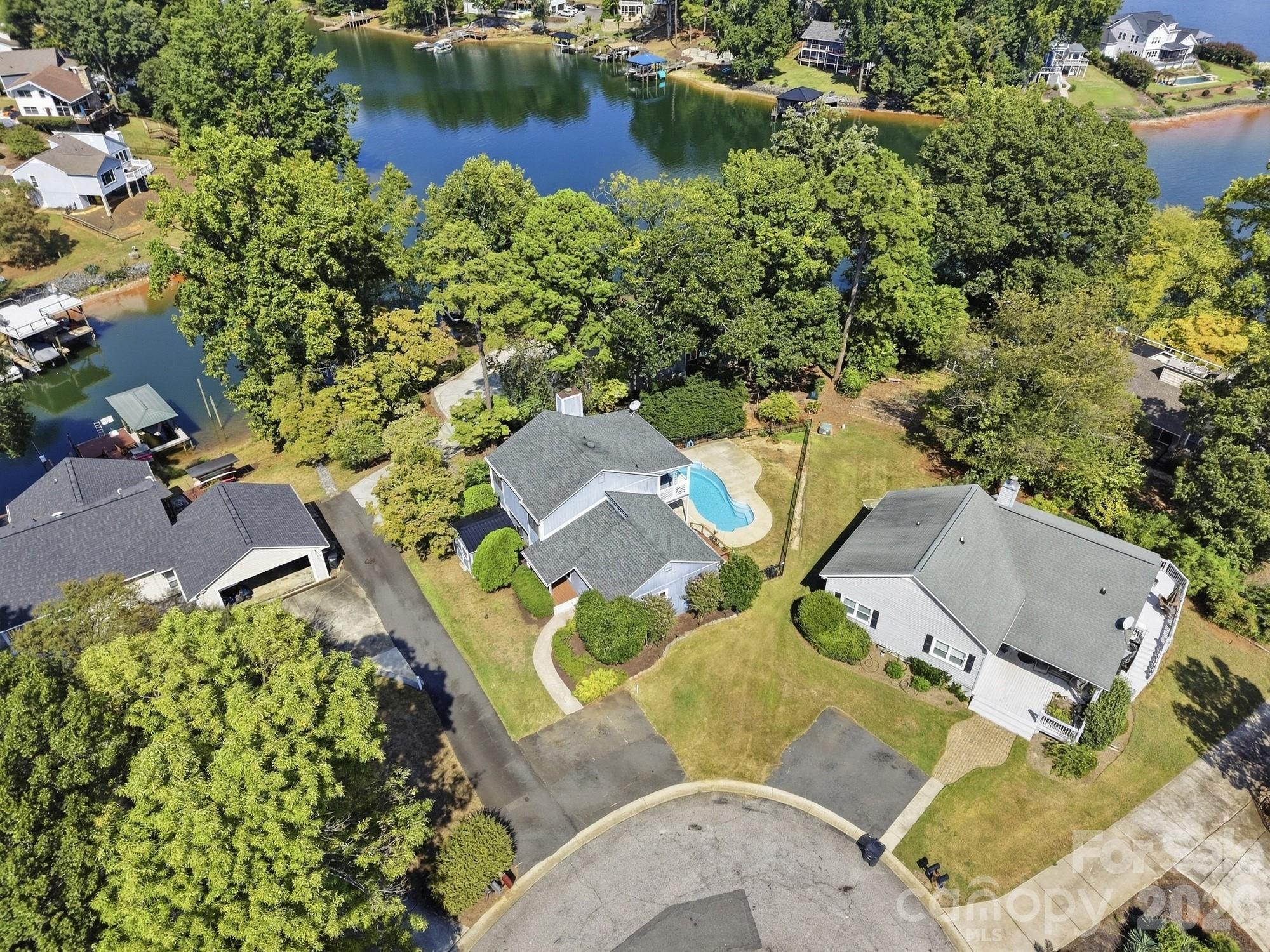 Tucked away at the end of a quiet cul-de-sac, offering a peaceful setting with plenty of space to enjoy. - 3022 Point Clear Drive, Tega Cay