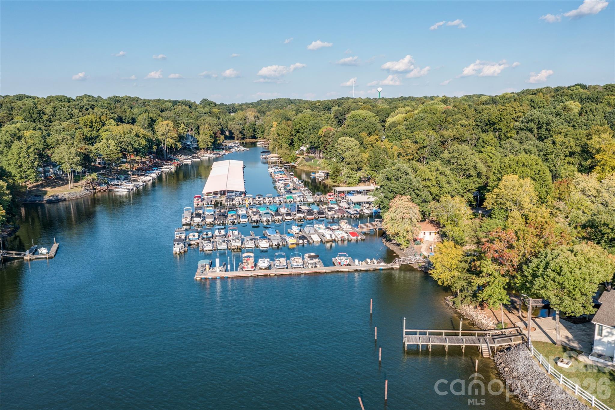 Tega Cay Marina offers convenient boat storage, or rent a boat for the day and enjoy Lake Wylie! - 3022 Point Clear Drive, Tega Cay