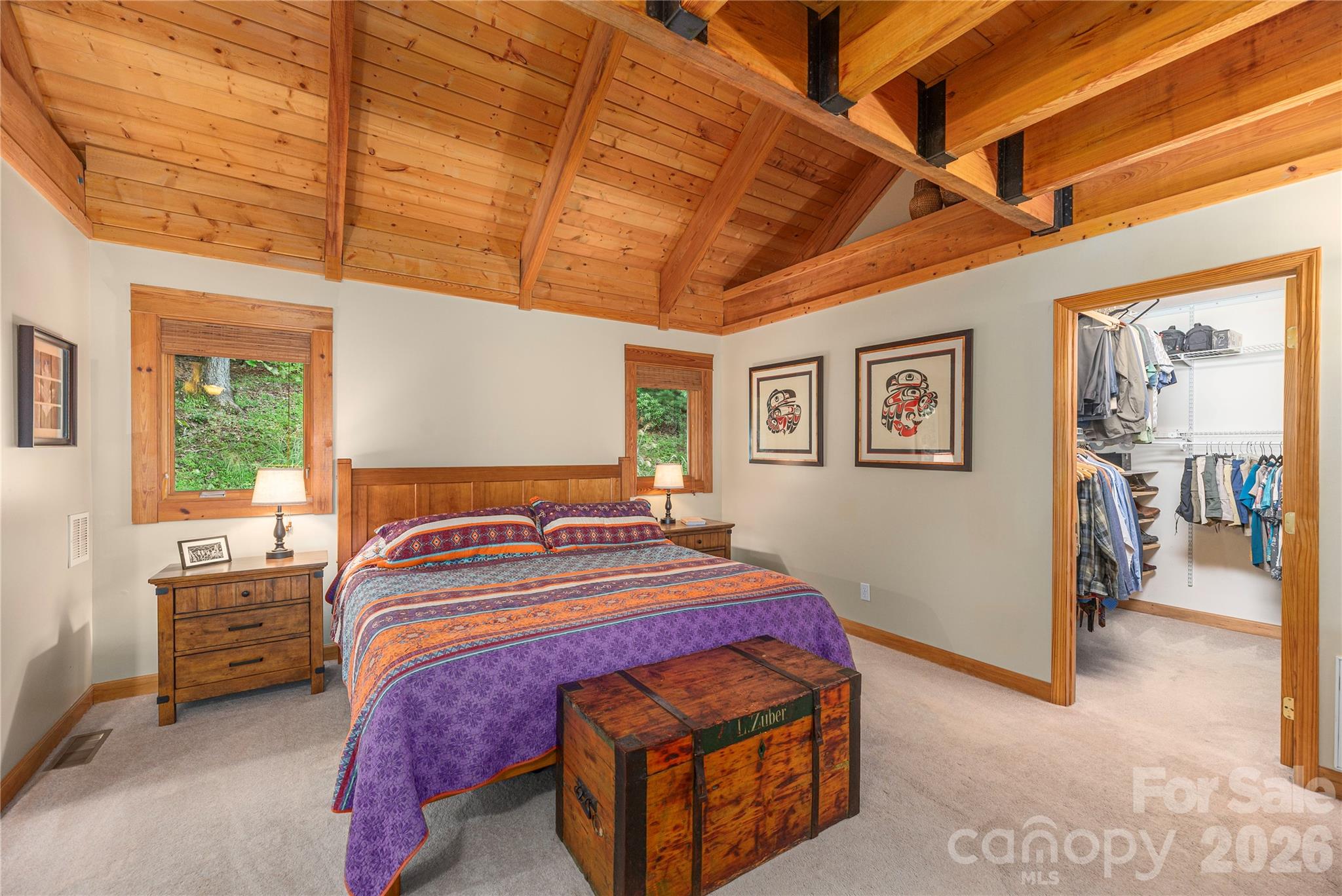 Large closets - 116 Ivy Road, Mills River