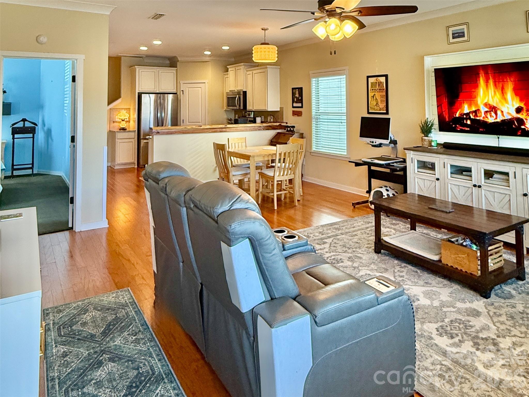 Open Floor Plan (Staged) - 5227 Crystal Lakes Drive, Rock Hill
