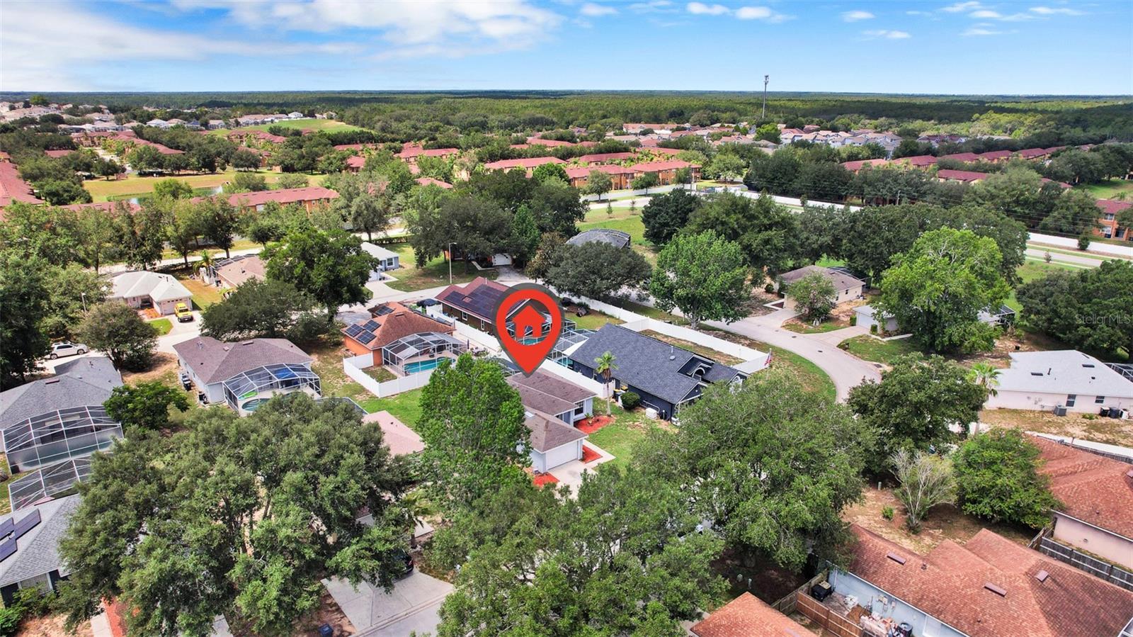 Aerial view - 318 WALPOLE LOOP, DAVENPORT