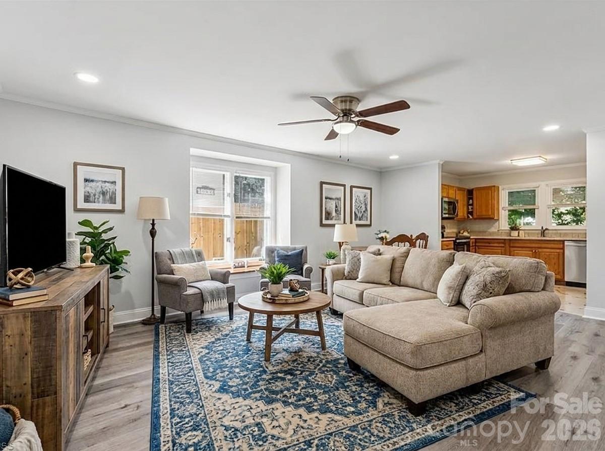 VIRTUALLY STAGED — Furnishings and décor are digitally rendered - 172 Eudy Drive NW, Concord
