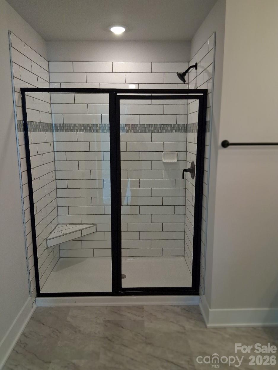 Shower in Primary Suite - 721 Inwood Hill Drive, Gastonia