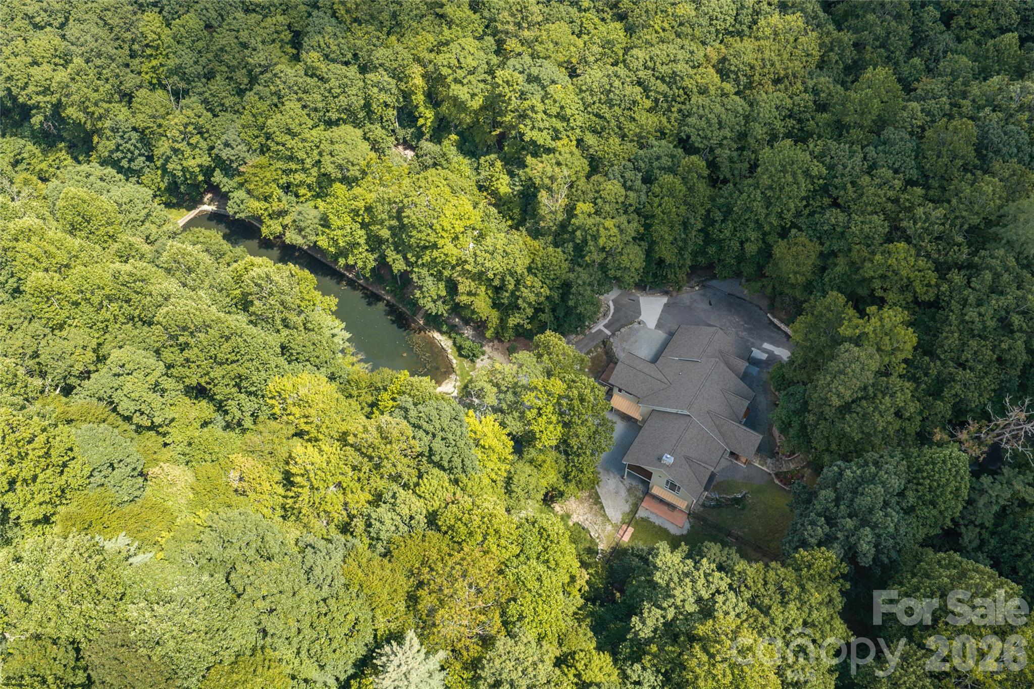 Drone overhead - 3999 Laurel Park Highway, Hendersonville