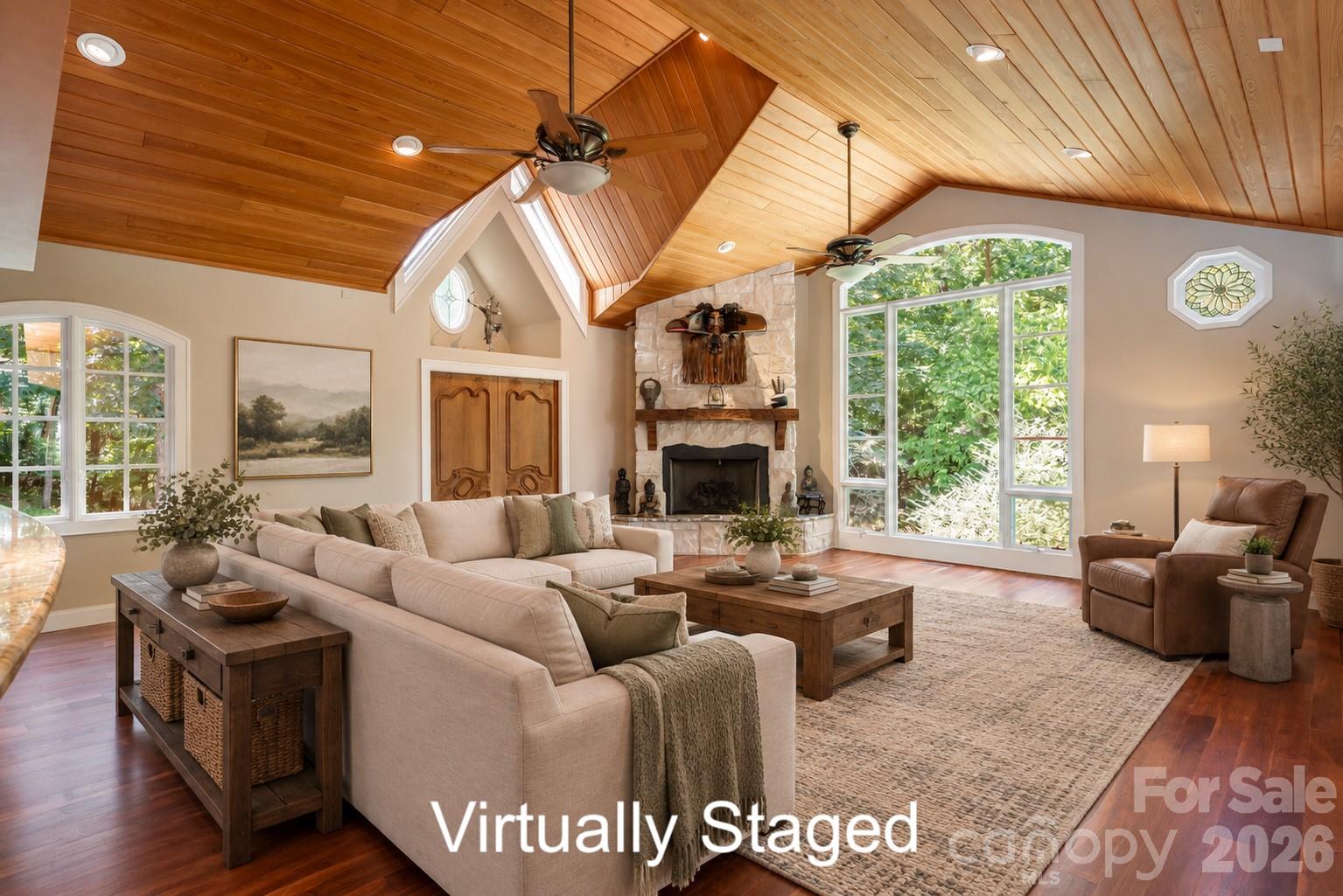 Great room - 3999 Laurel Park Highway, Hendersonville