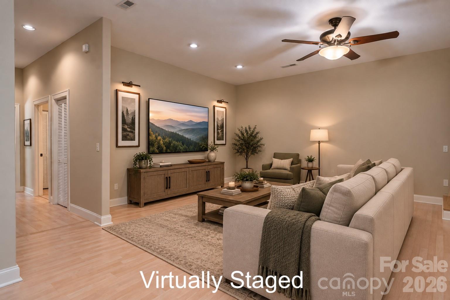 Lower family room - 3999 Laurel Park Highway, Hendersonville