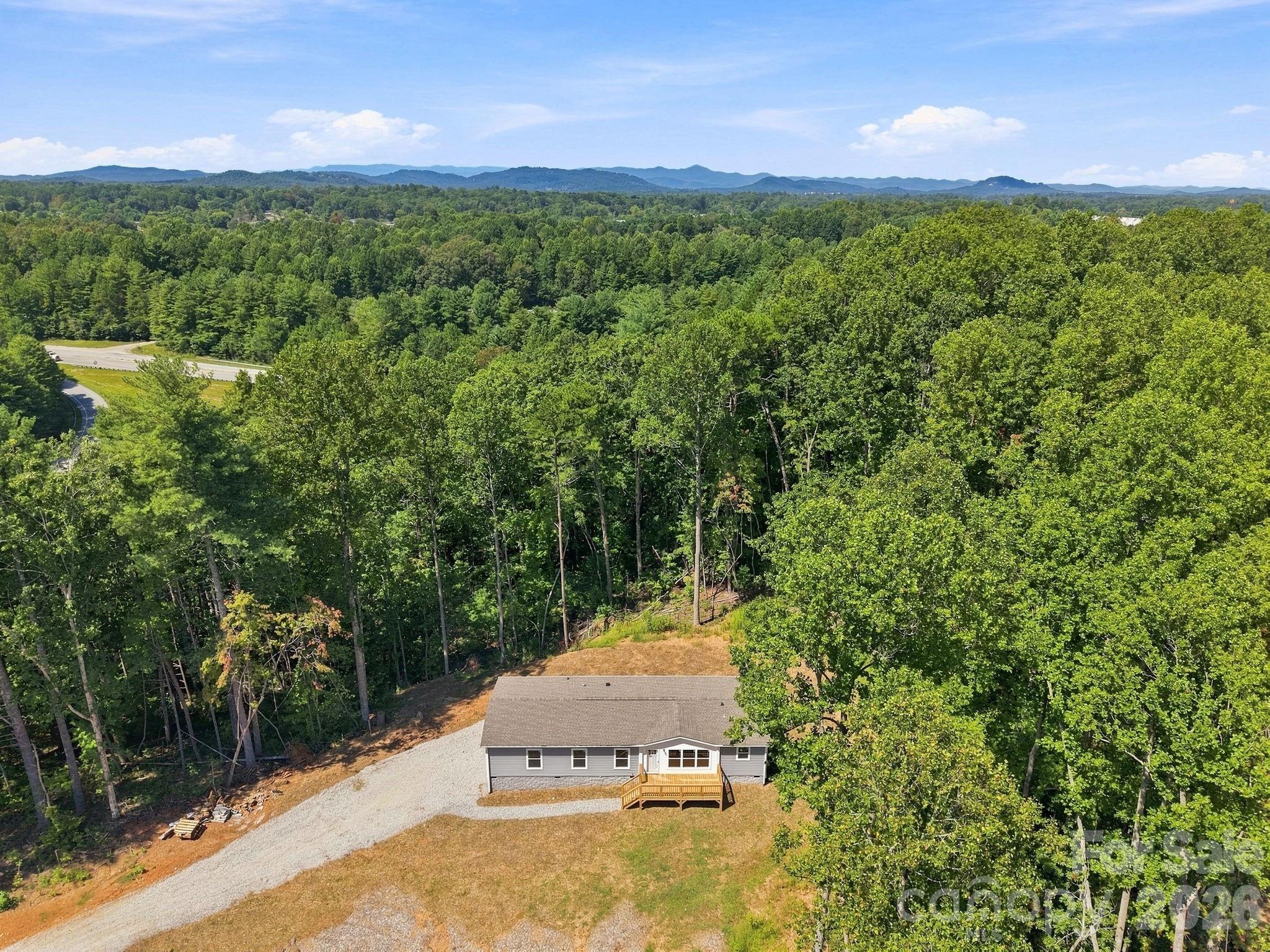 Closer Drone View - 93 Foxcroft Lane, Flat Rock
