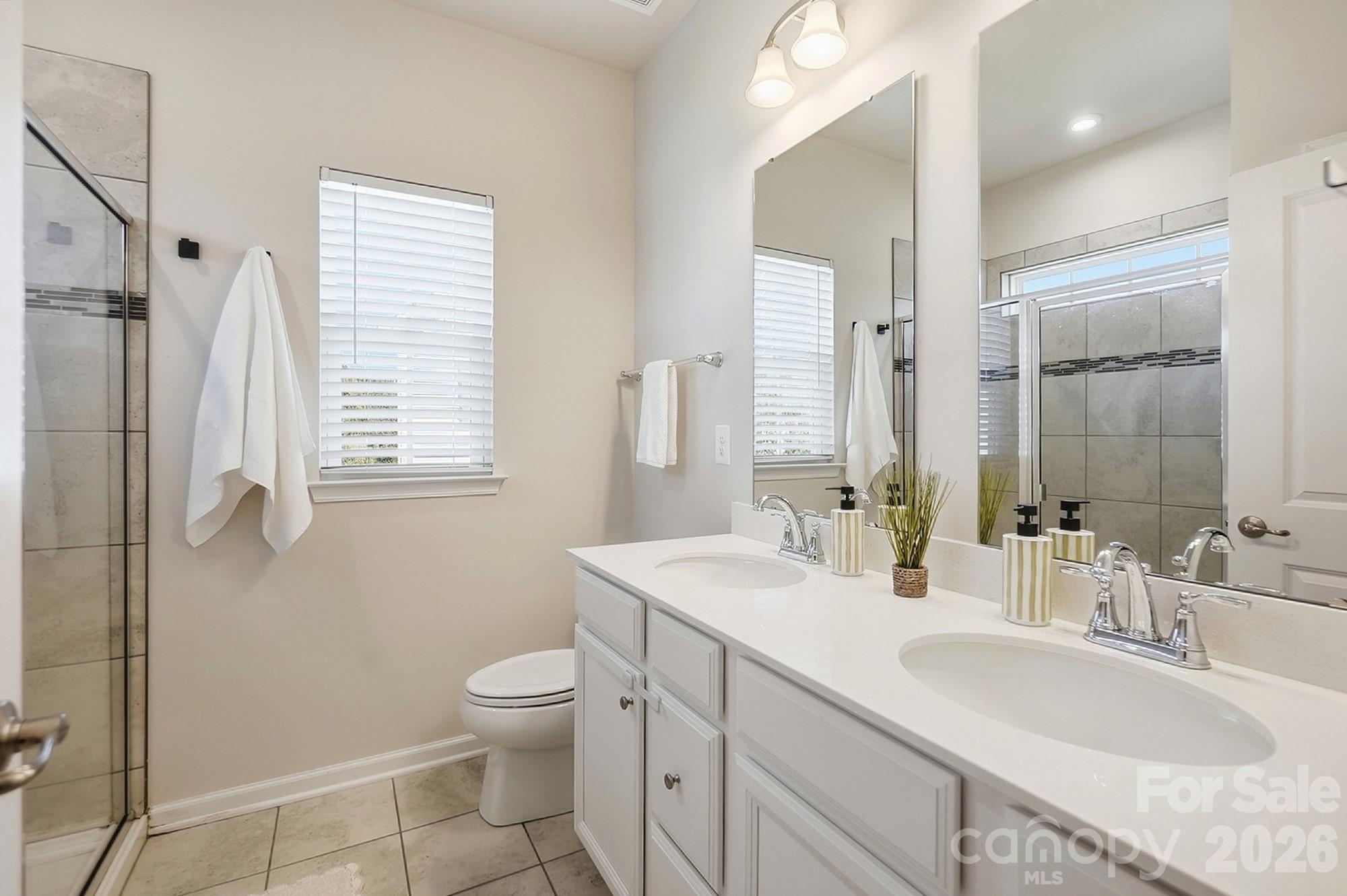 Primary Bathroom - 2606 Grantham Place Drive, Fort Mill