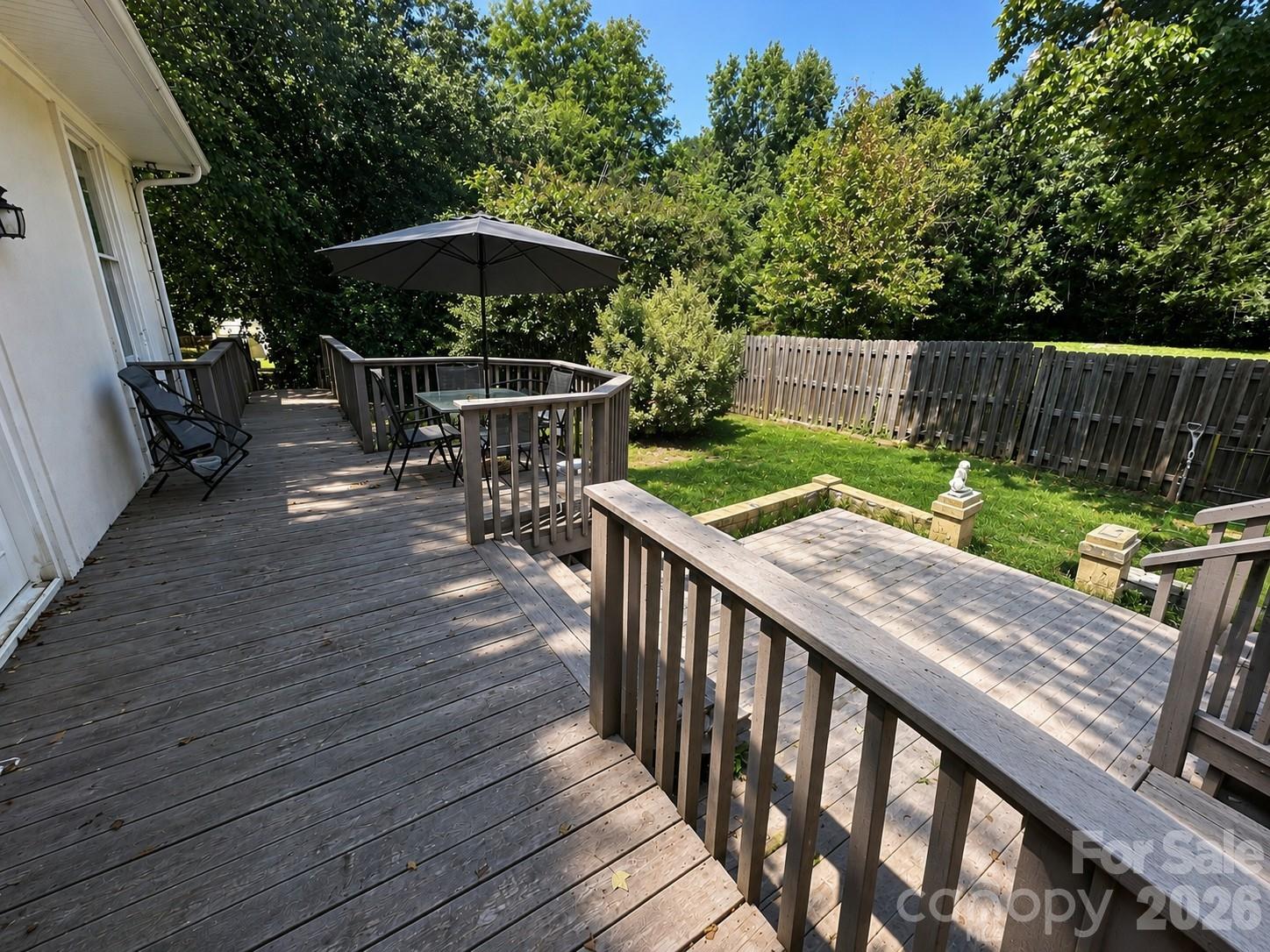 Open Backyard Deck - 4711 Summit Avenue, Greensboro