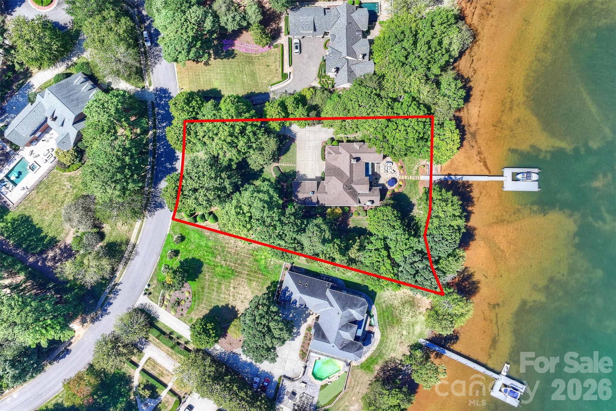 Aerial View - 125 Falmouth Road, Mooresville