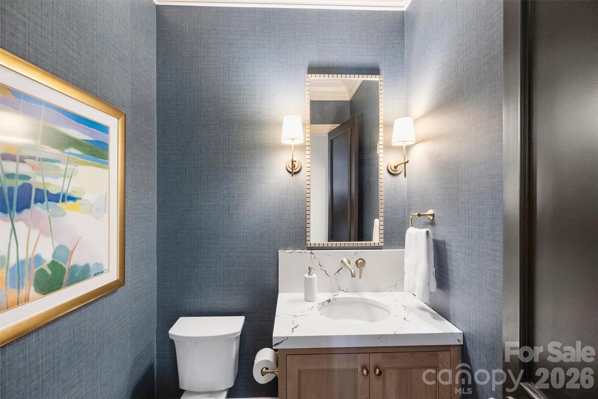 Powder Room - 125 Falmouth Road, Mooresville
