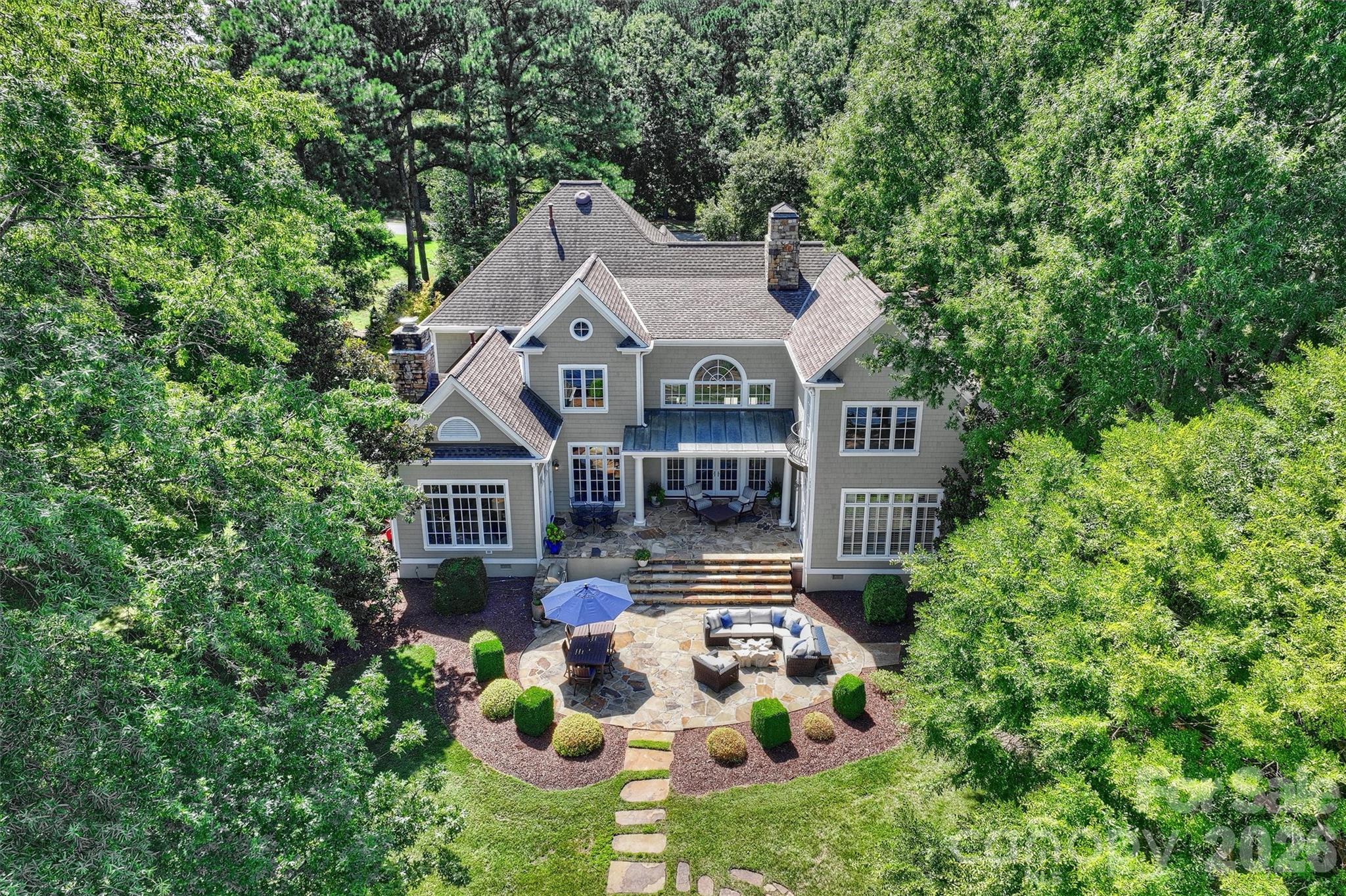Aerial Rear - 125 Falmouth Road, Mooresville