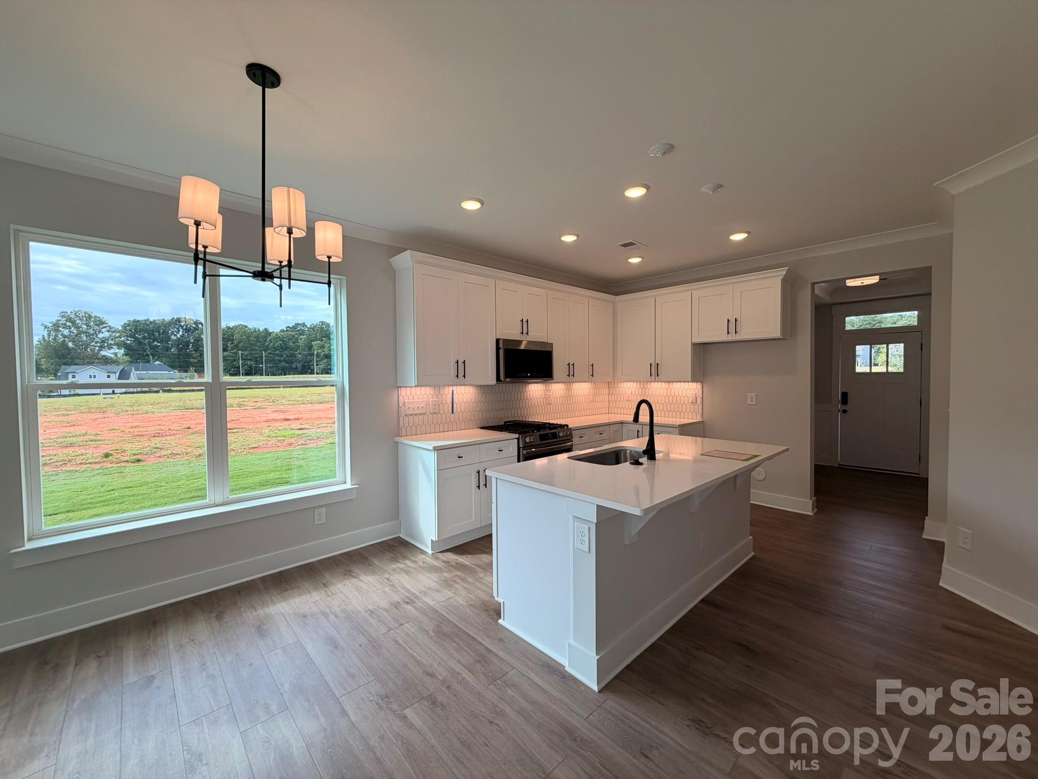 Kitchen and Breakfast Area - 402 Blythe Townhome Lane, Waxhaw
