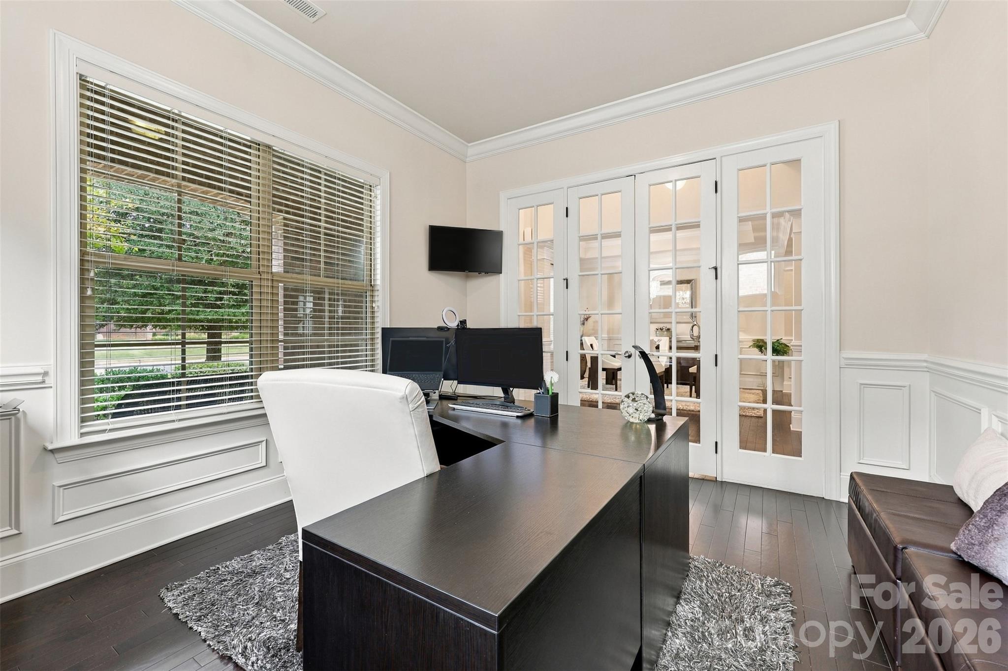 office with french doors off foyer - 131 Reserve Lane, Indian Land