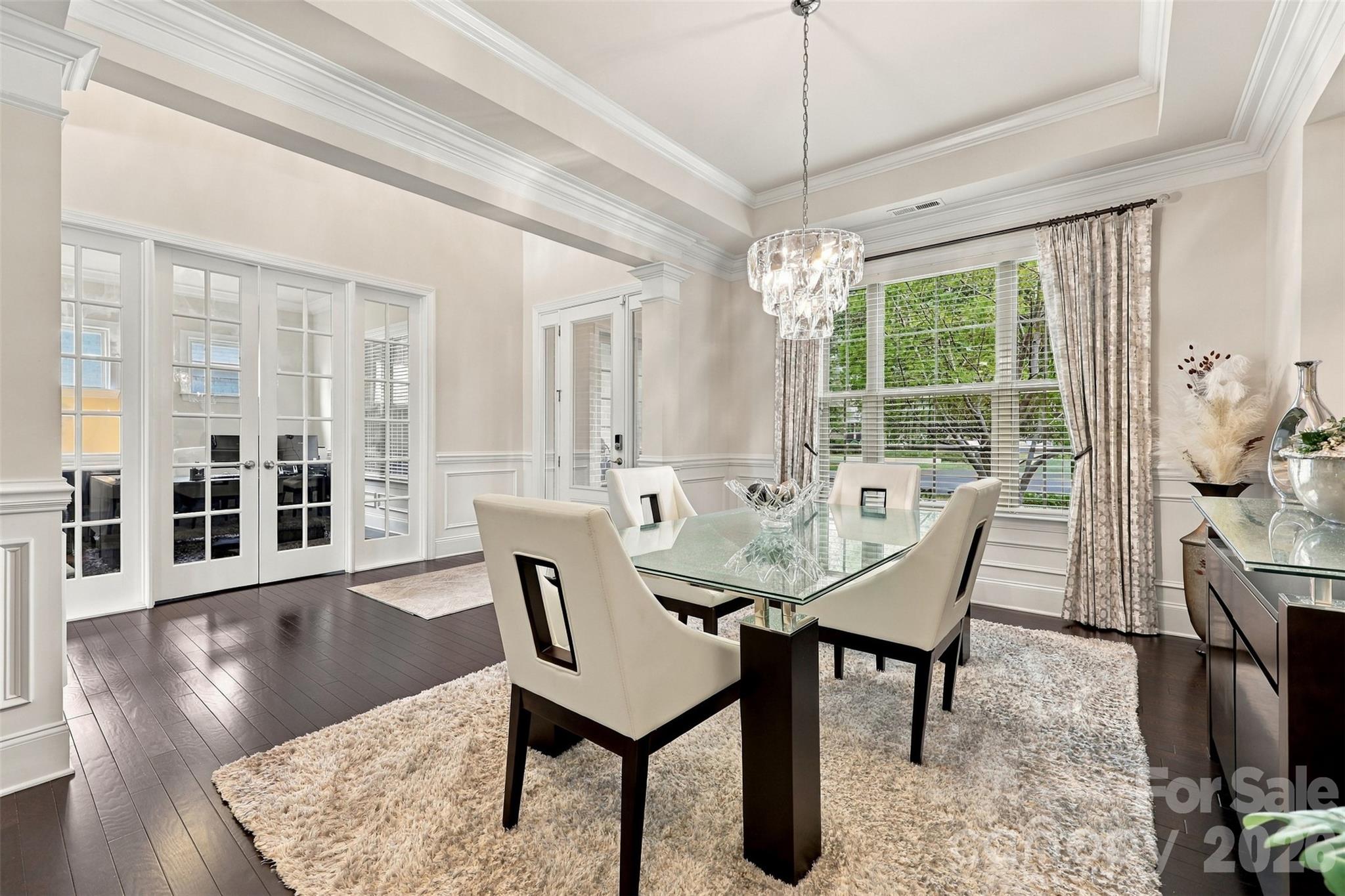 dining room, view into office - 131 Reserve Lane, Indian Land